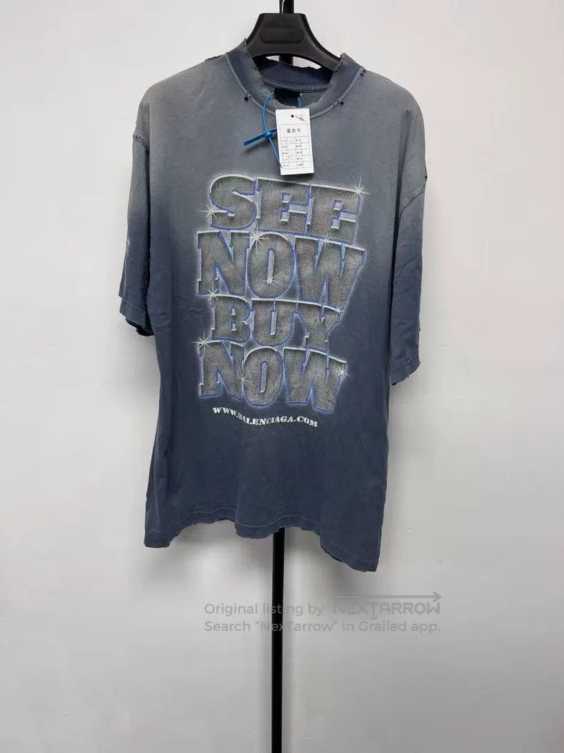 Balenciaga Letter printed round neck short-sleeve T-shirt