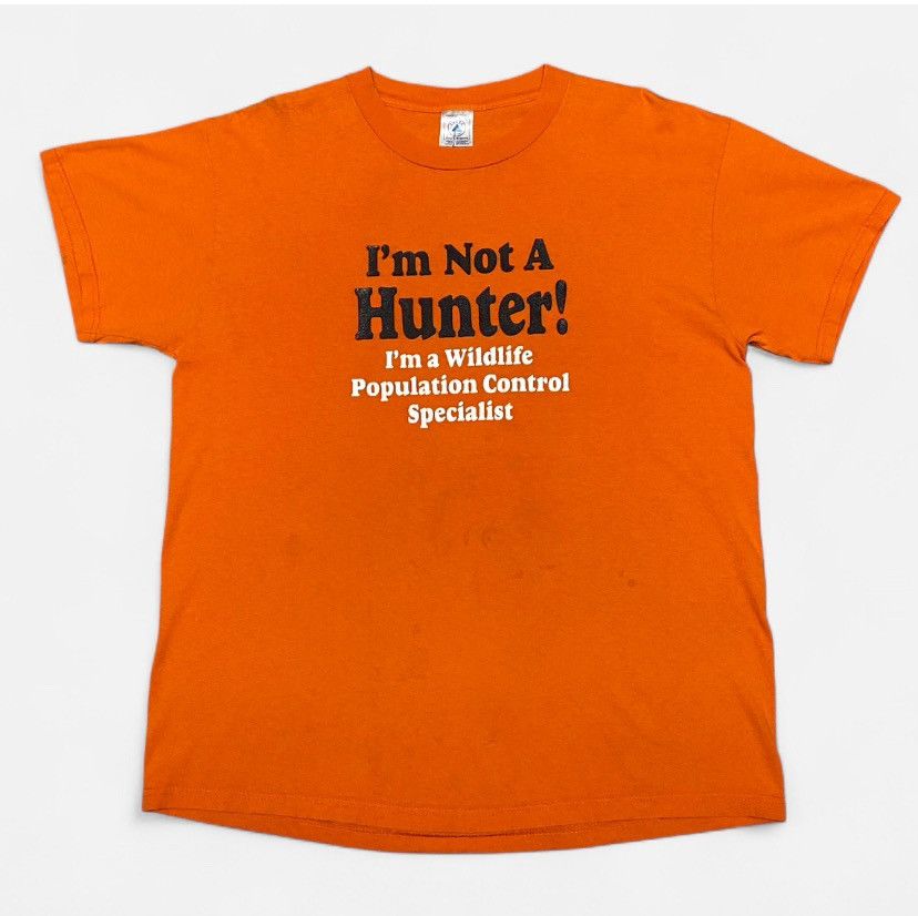 Delta Vintage I’m not a hunter wildlife control specialist T-shirt Size US L / EU 52-54 / 3 - 2 Thumbnail