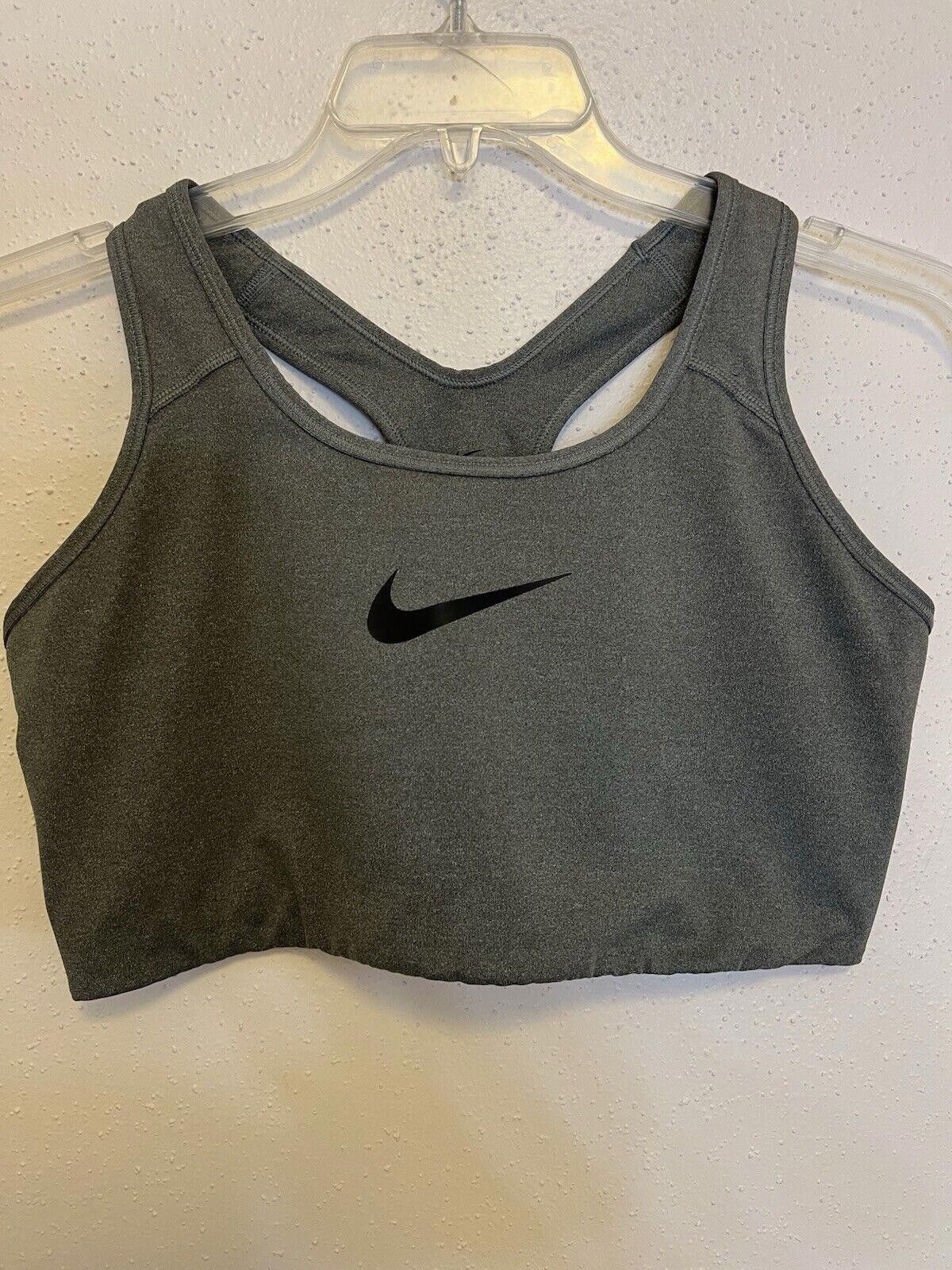 Nike Nike Women's Dri-Fit Sports Bra Gray 1X Size ONE SIZE - 1 Thumbnail