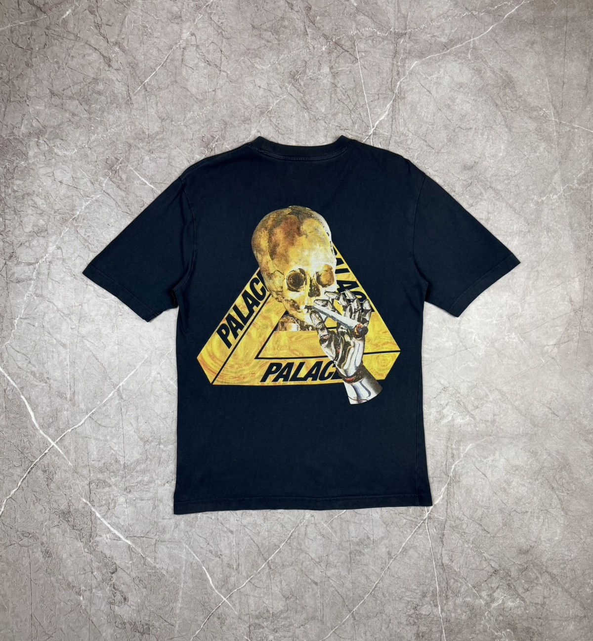 Palace Palace Skulls Tri-Ferg T-Shirt — Navy (Fall 2017) Size US S / EU 44-46 / 1 - 1 Thumbnail