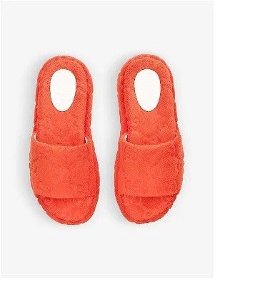 Gucci terry hot sale cloth slides