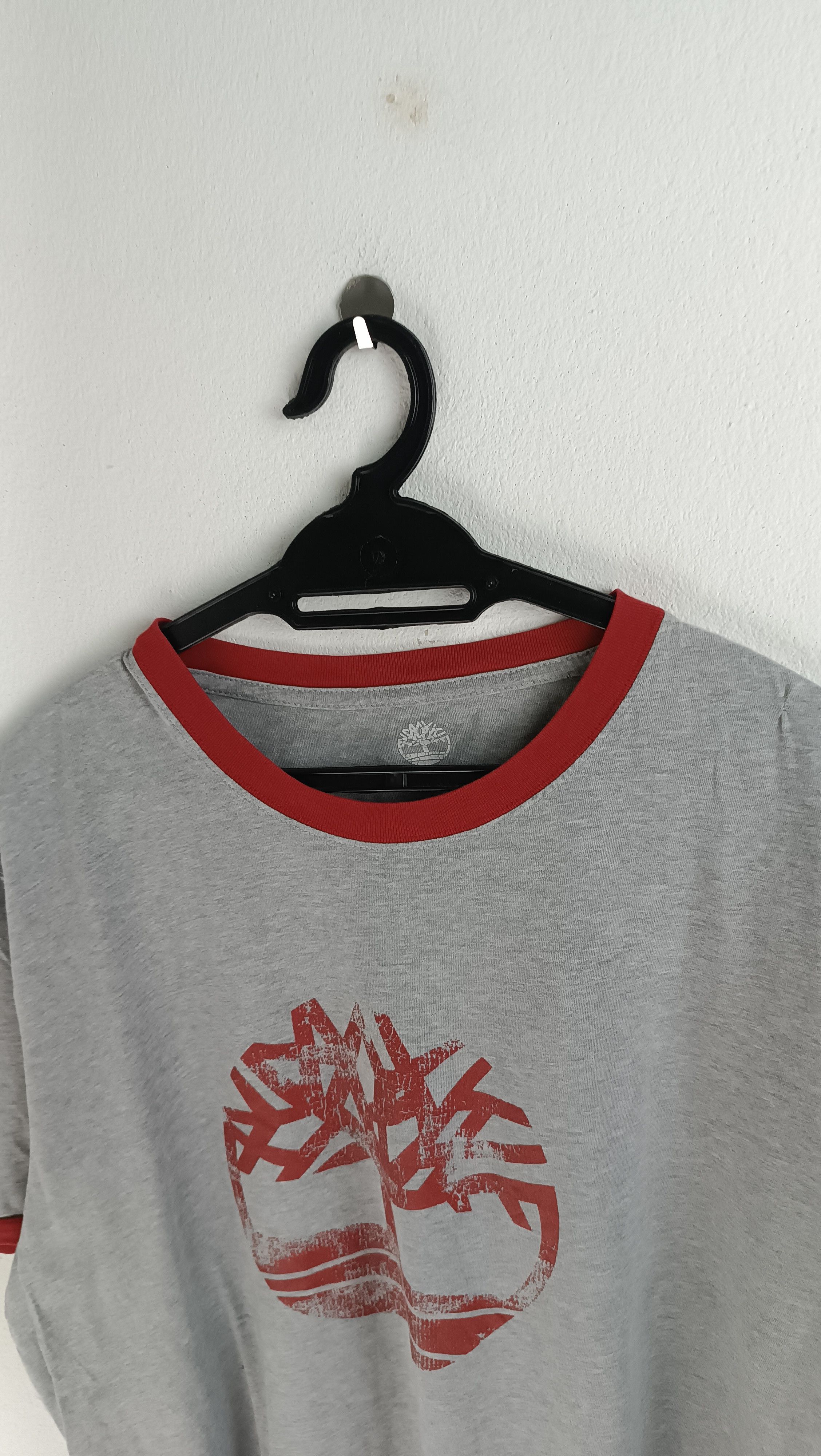 Timberland VINTAGE TIMBERLAND RINGER CLASSIC LOGO TEE HIPHOP RAP Y2K Size US L / EU 52-54 / 3 - 9 Thumbnail