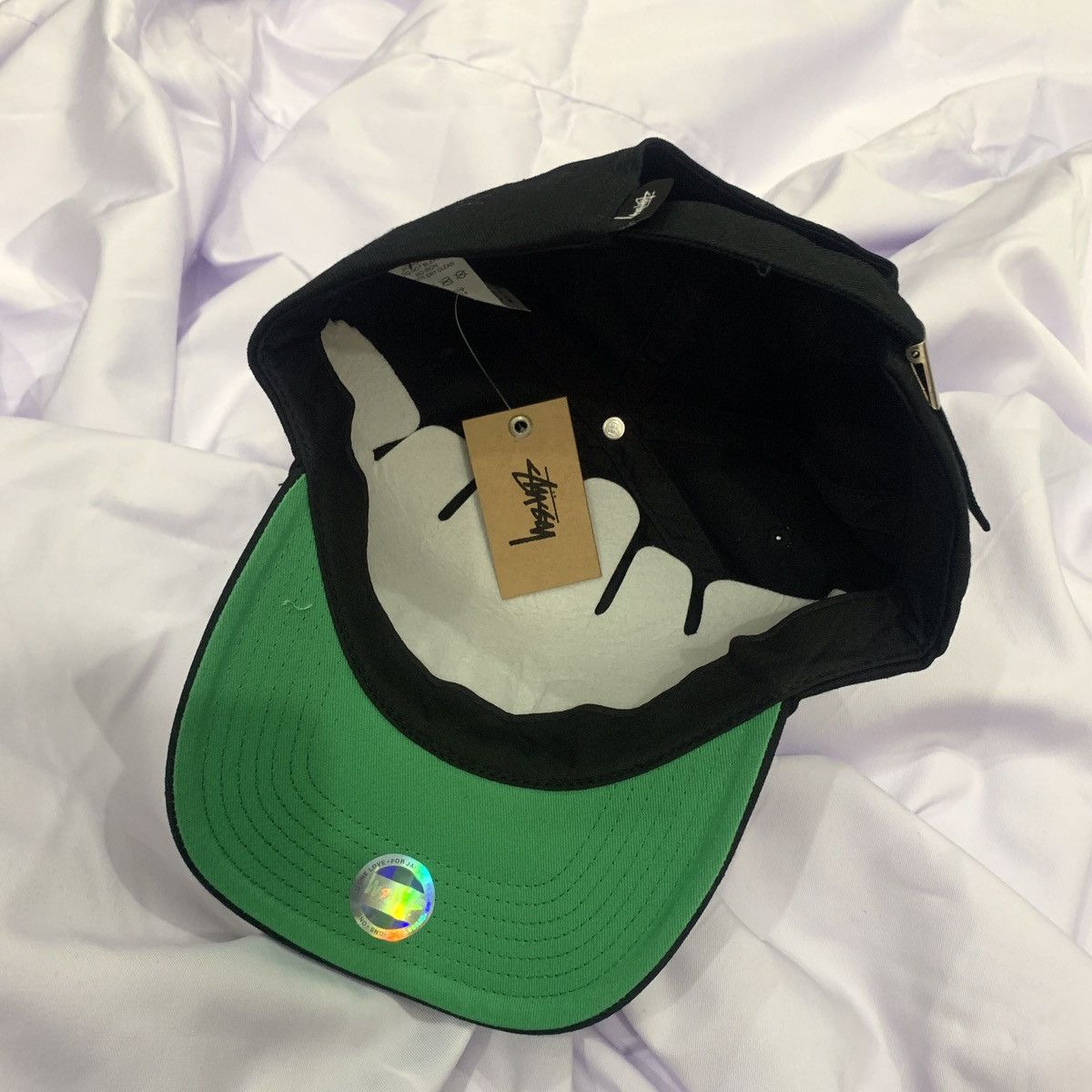 Stussy × Vintage Stussy Stu Arch Strapback Cap Size ONE SIZE - 4 Thumbnail
