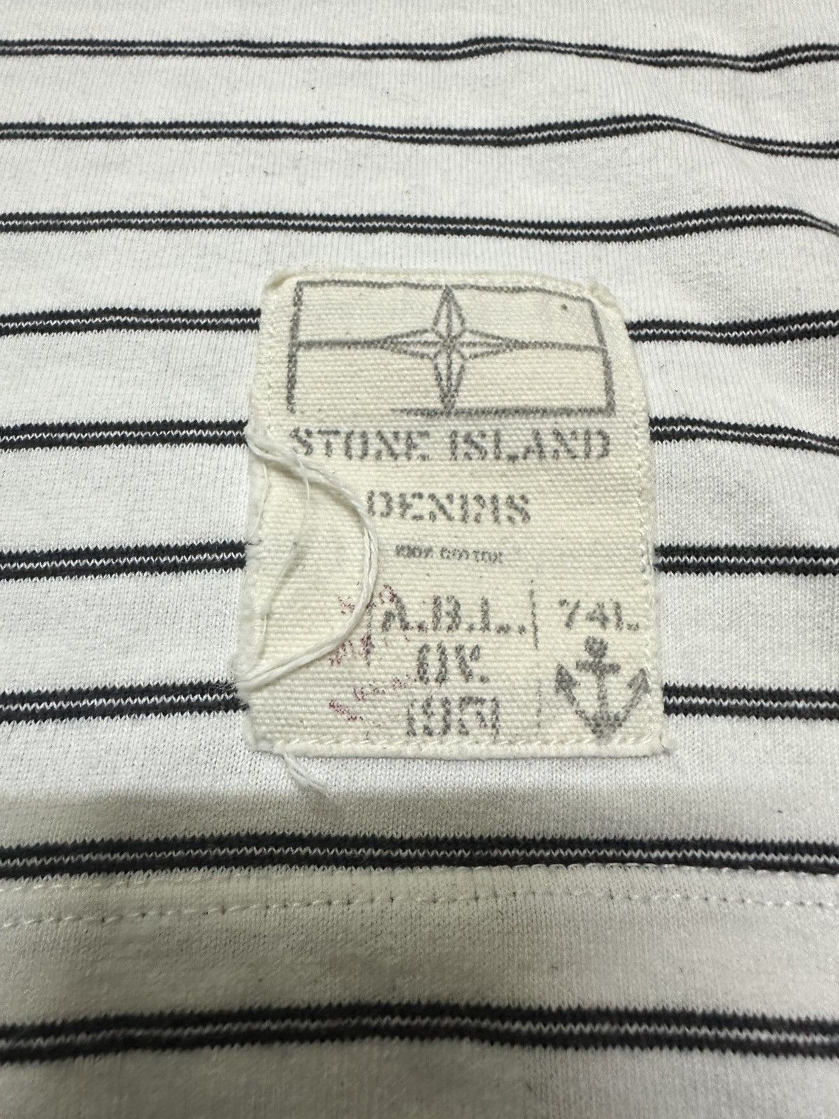 Stone Island 2008 stone island denim stripe tee Size US M / EU 48-50 / 2 - 4 Thumbnail