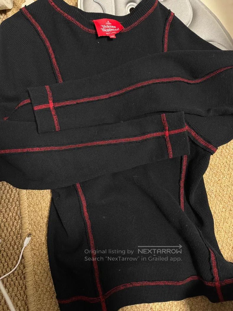 Vivienne Westwood Vivienne Westwood size 00 Contrast Stitched Top Size M / US 6-8 / IT 42-44 - 3 Thumbnail