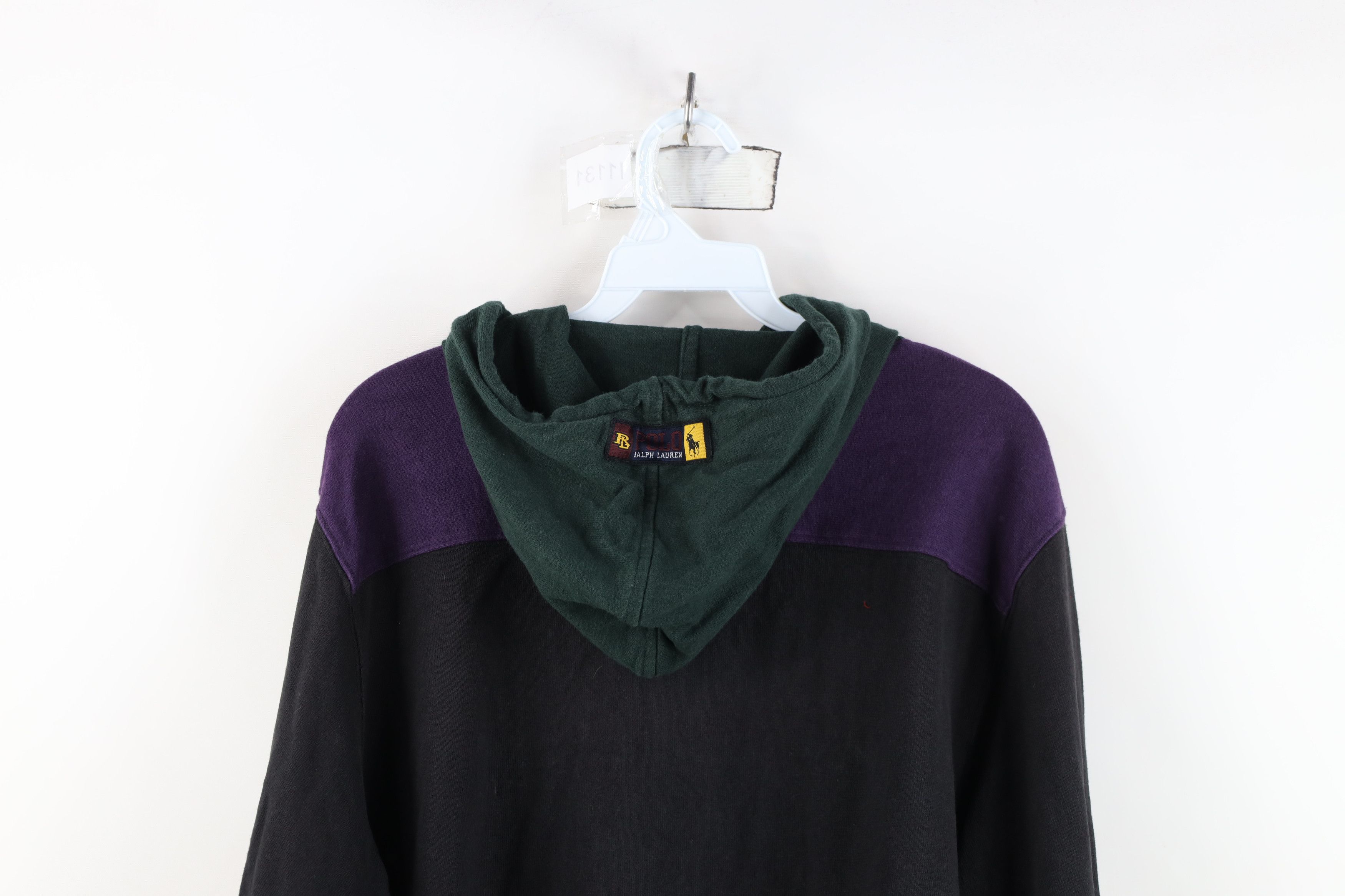 Ralph Lauren Deadstock Vintage 90s Ralph Lauren Letter Spell Out Hoodie Size XL / US 12-14 / IT 48-50 - 13 Thumbnail