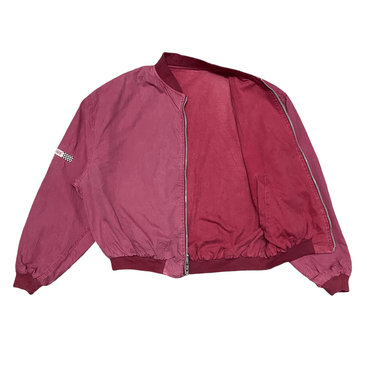 Energie Vintage Energie Sunfaded Canvas Bomber Jacket Reversible Size US L / EU 52-54 / 3 - 2 Thumbnail