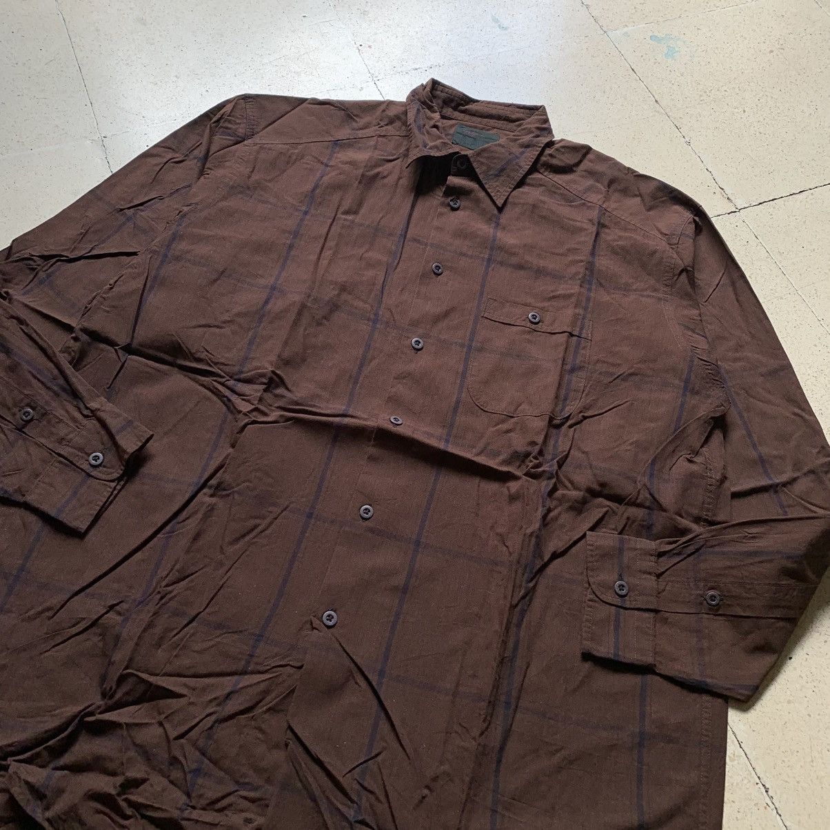 Yohji Yamamoto Vtg 90s Yohji Yamamoto A.A.R Shirt Button Up Size US L / EU 52-54 / 3 - 5 Thumbnail