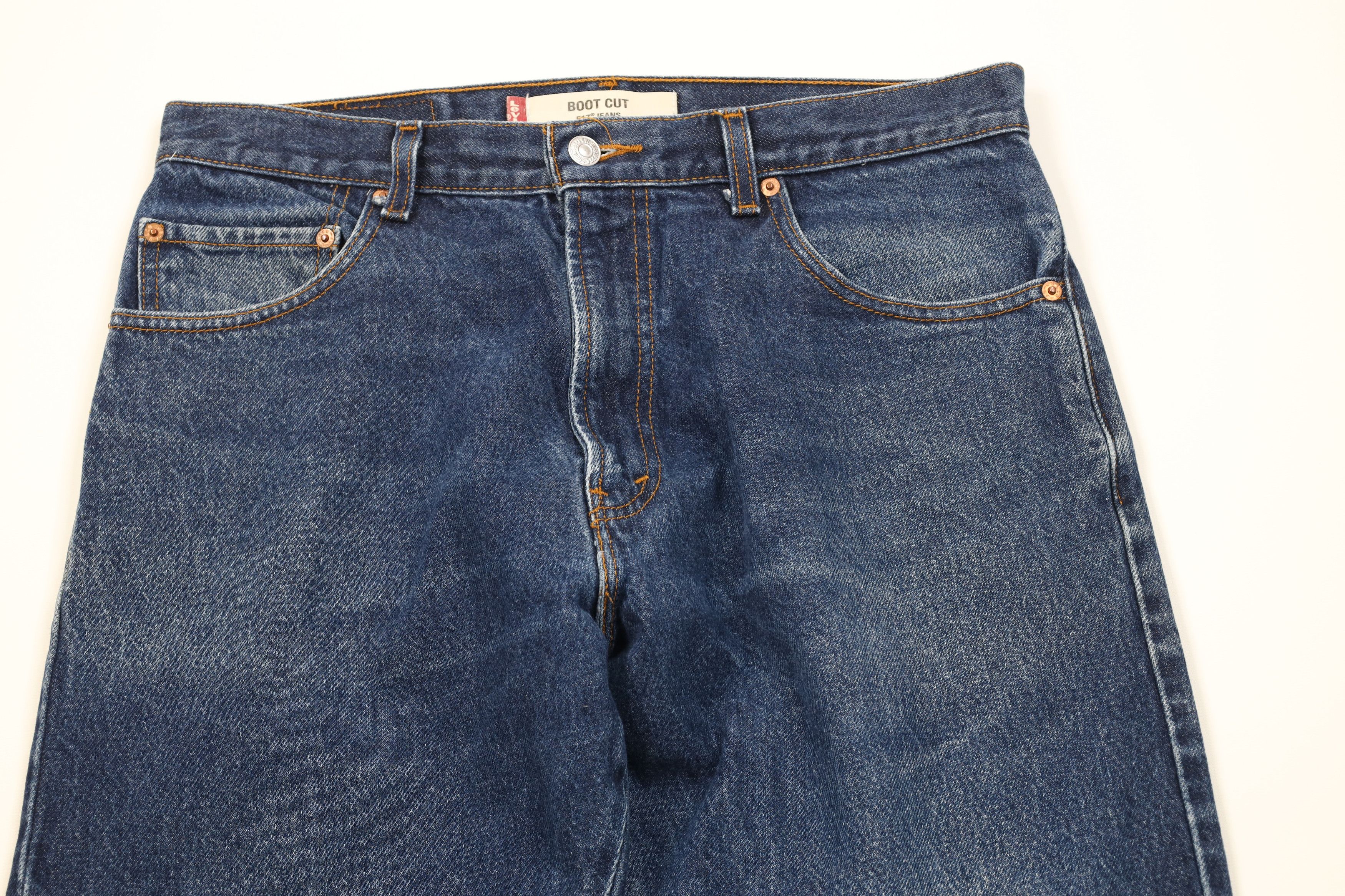 Levi's Vintage Y2K 2004 Levis 527 Western Bootcut Denim Jeans Size US 34 / EU 50 - 2 Thumbnail