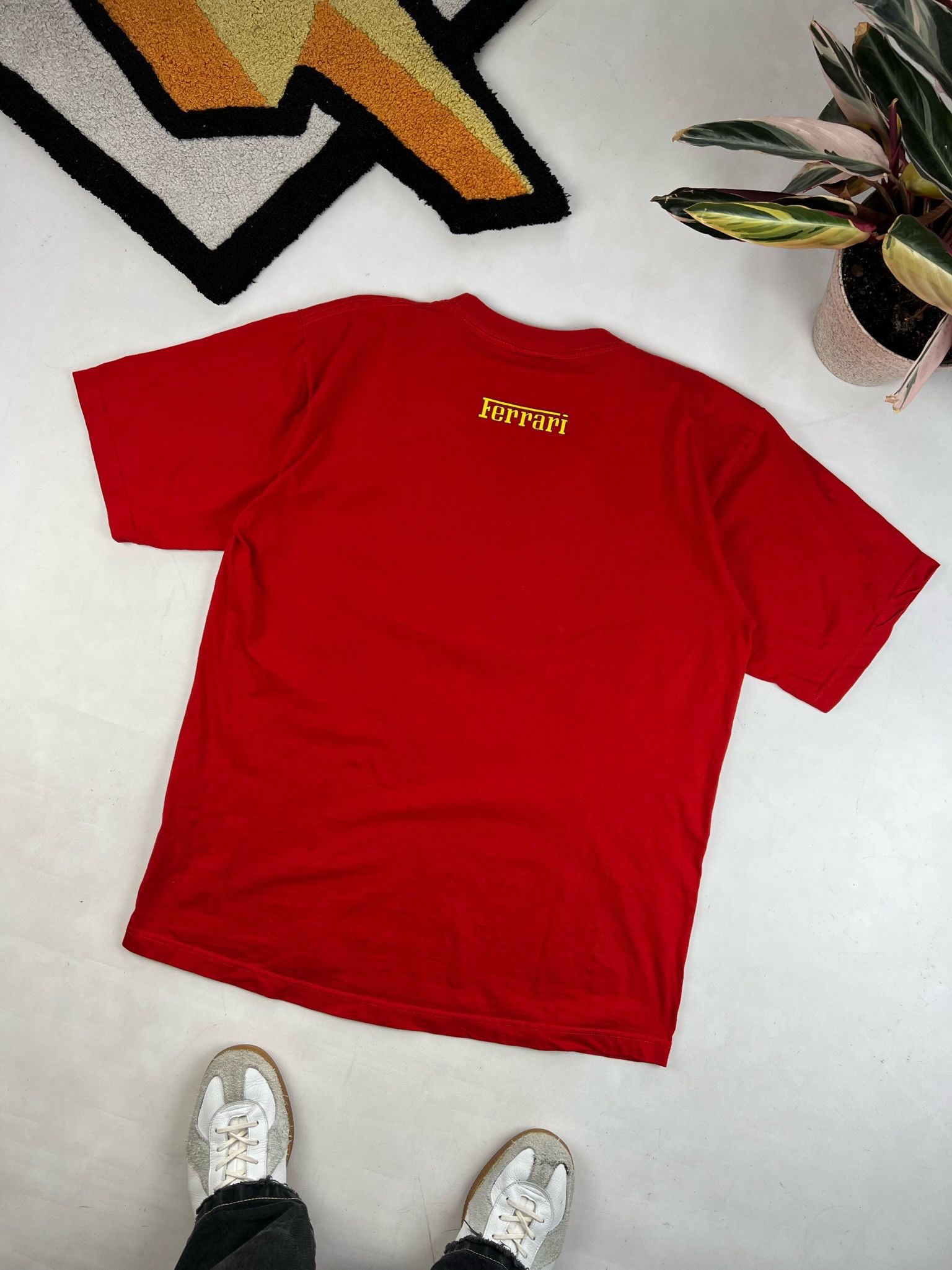 Ferrari Vintage Ferrari Racing F1 T-Shirt 1996 Big Logo Red Men Sz L Size US XL / EU 56 / 4 - 2 Thumbnail