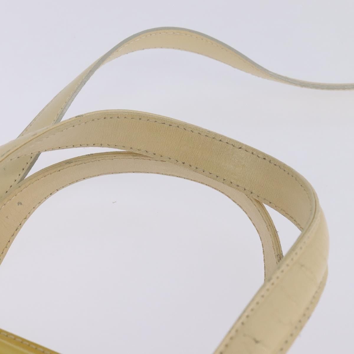 Fendi FENDI Hand Bag Patent Leather Yellow Gold Size ONE SIZE - 8 Thumbnail