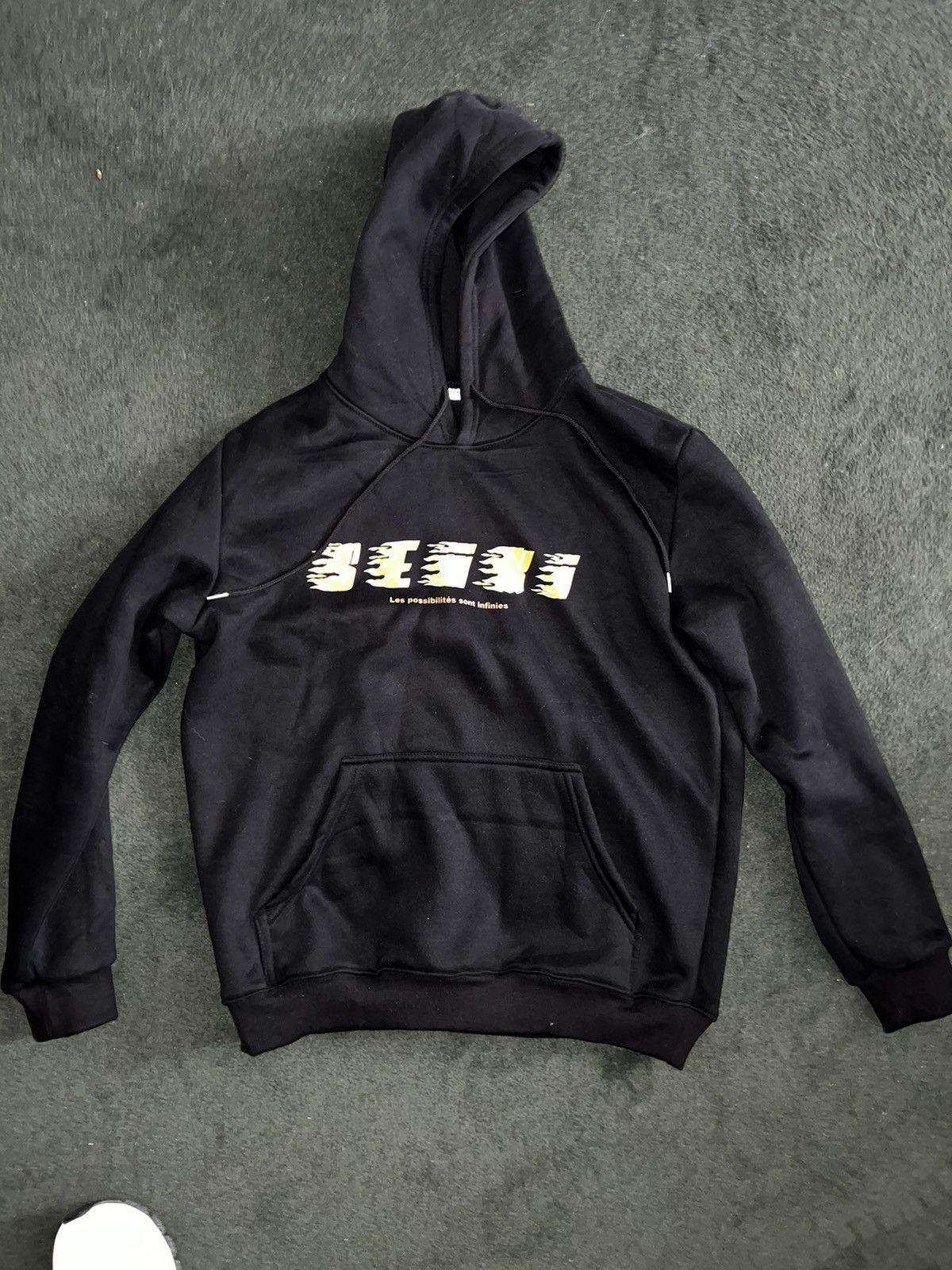 Orange and Black Seiiki Hoodie