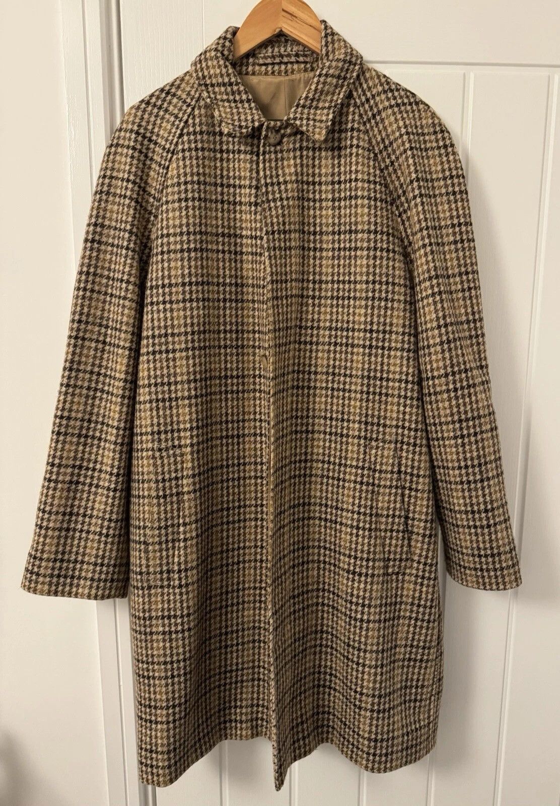 De Bonne Facture Harris Tweed Parisian Mac Coat Size US S / EU 44-46 / 1 - 1 Thumbnail