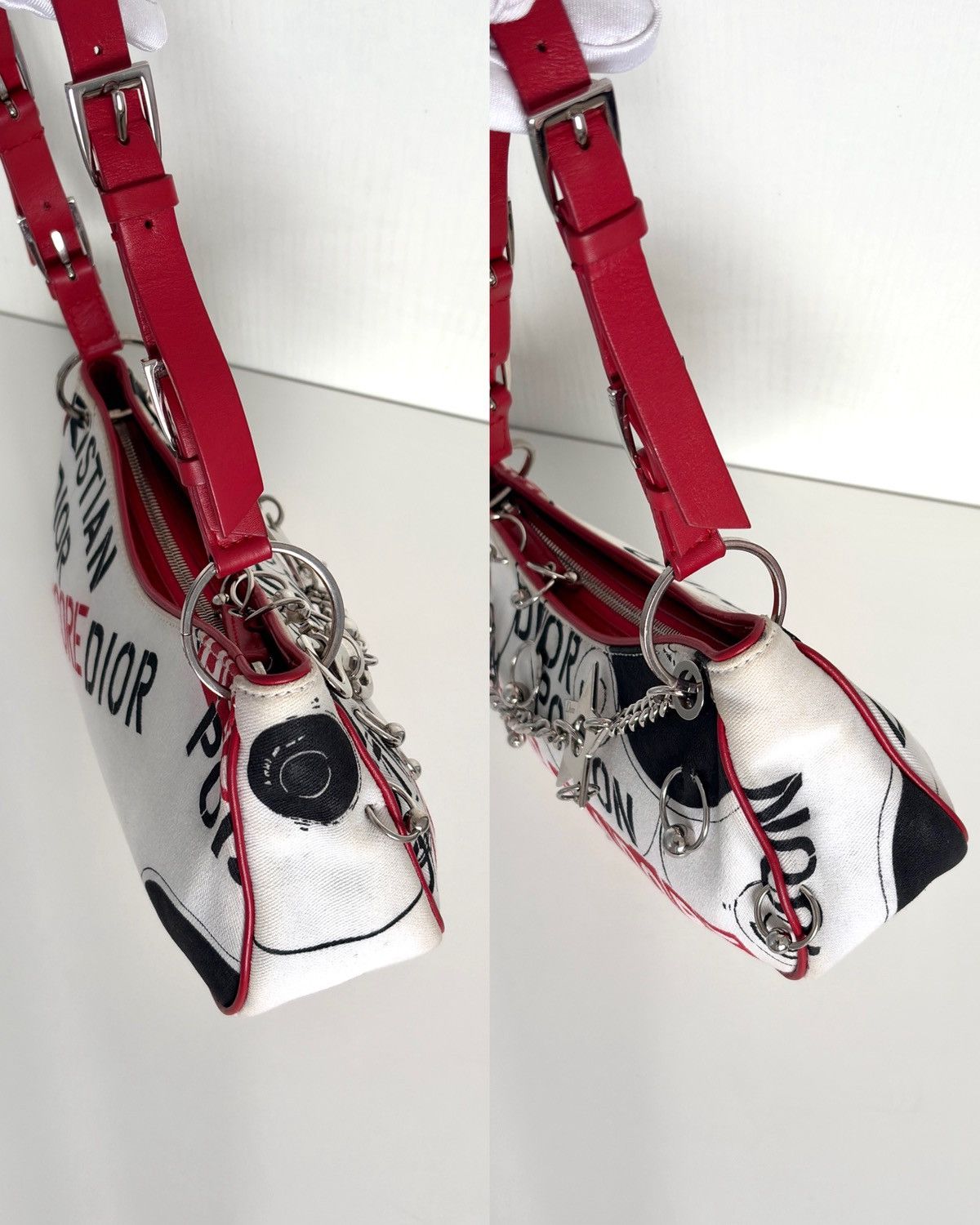 Dior Christian Dior Hardcore Pierced Shoulder Bag Size ONE SIZE - 8 Thumbnail