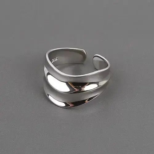 Other Modern Minimalistic Rave Ring Size ONE SIZE - 1 Thumbnail