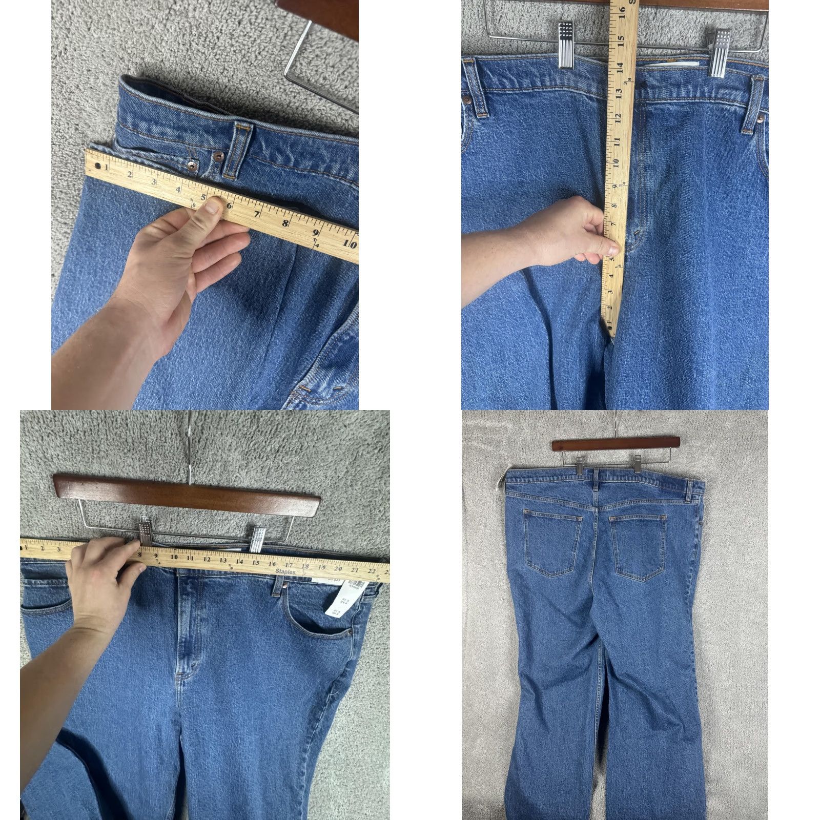 Abercrombie & Fitch VINTAGE Abercrombie & Fitch Jeans Womens 22R Blue 90s Straight Ultra High Rise Denim Size 25" / US 0 / IT 36 - 8 Thumbnail
