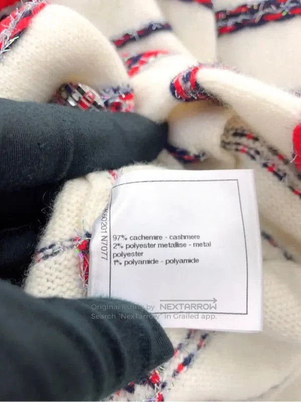 Chanel Chanel Multicolor Cotton Blend Long Sleeve Sweater . Size S / US 4 / IT 40 - 9 Thumbnail