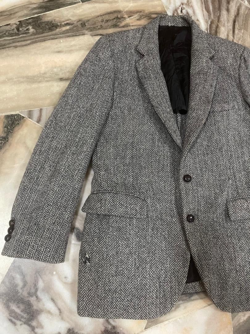 Harris Tweed Vintage Harris Tweed x Stafford British Wool Blazer Size US M / EU 48-50 / 2 - 2 Thumbnail