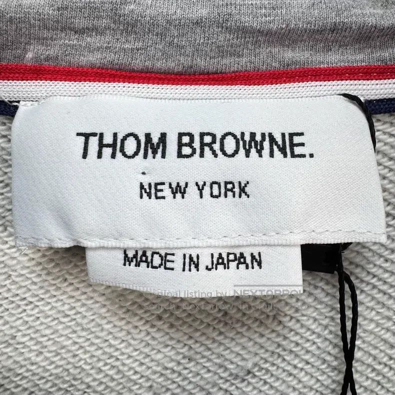 Thom Browne Thom Browne Gray Zip-Up Hoodie Size US S / EU 44-46 / 1 - 6 Thumbnail