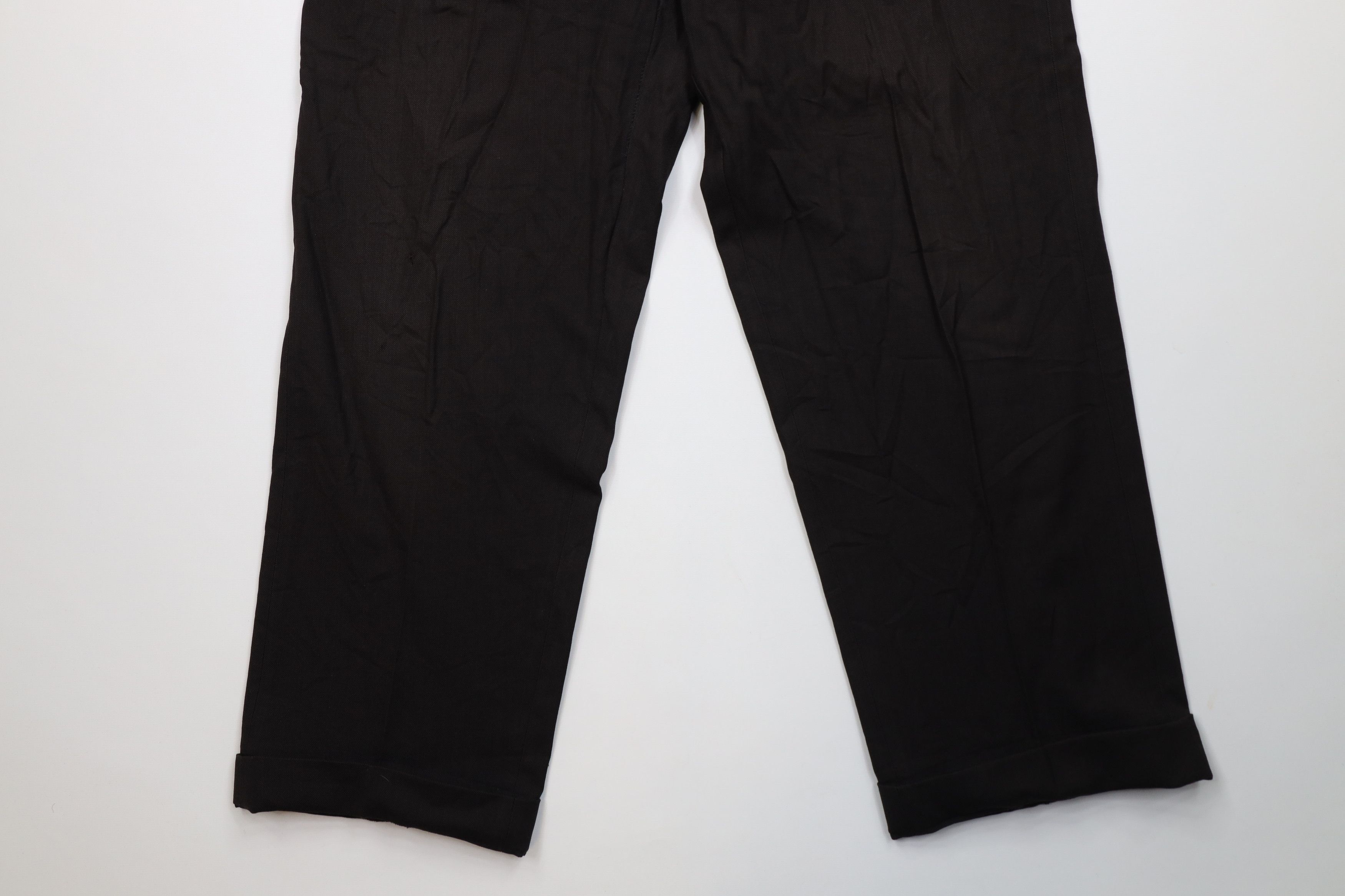 Vintage Vintage 50s Rockabilly Heavy Wool Loomed Gabardine Pants USA Size US 36 / EU 52 - 4 Thumbnail