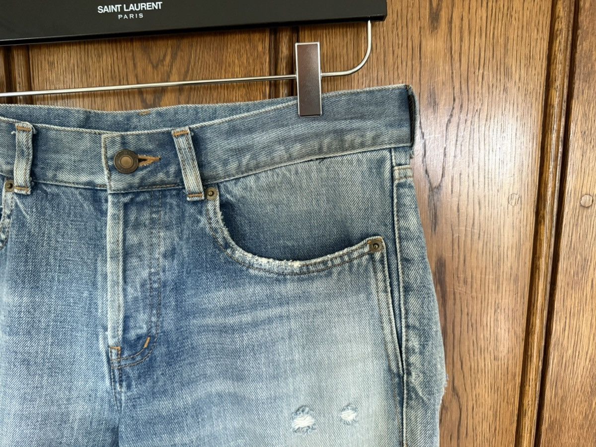 Saint Laurent Paris Saint Laurent slim ripped denim jeans 30 Santa Monica wash Size US 30 / EU 46 - 10 Thumbnail