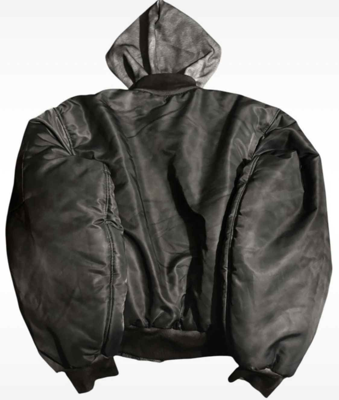 No Faith Studios No/Faith Studios Reversible Waffle Bomber Jacket Dunkelgrau Size US M / EU 48-50 / 2 - 2 Thumbnail