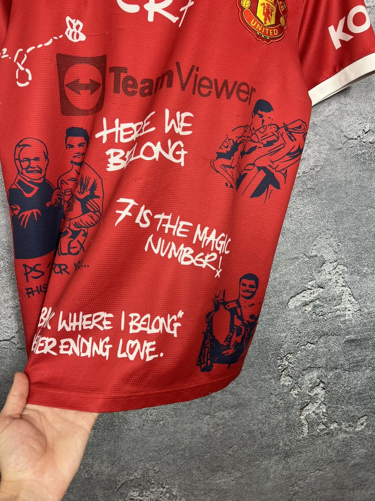Hypebeast Manchester x Dodici Otto IShowSpeed Style Ronaldo Jersey Size US M / EU 48-50 / 2 - 6 Thumbnail