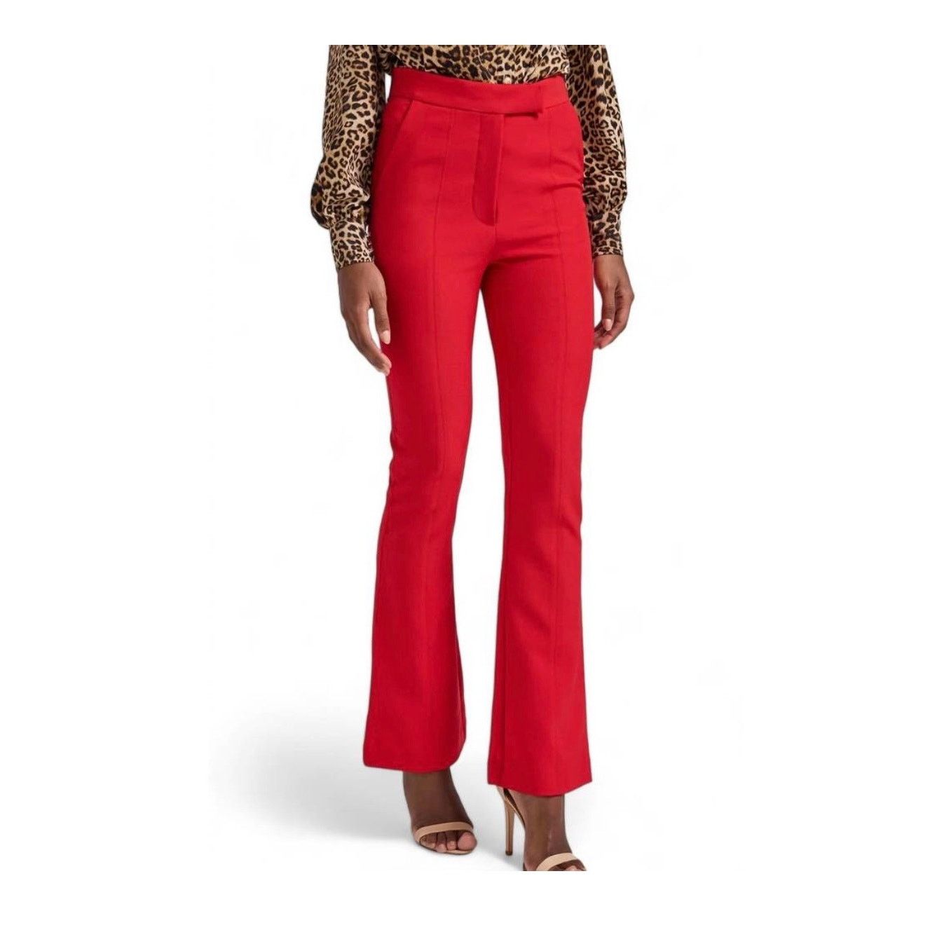 Generation Love NWT Generation Love Luca Crepe Pant Red size 0 Size 25" / US 0 / IT 36 - 1 Thumbnail