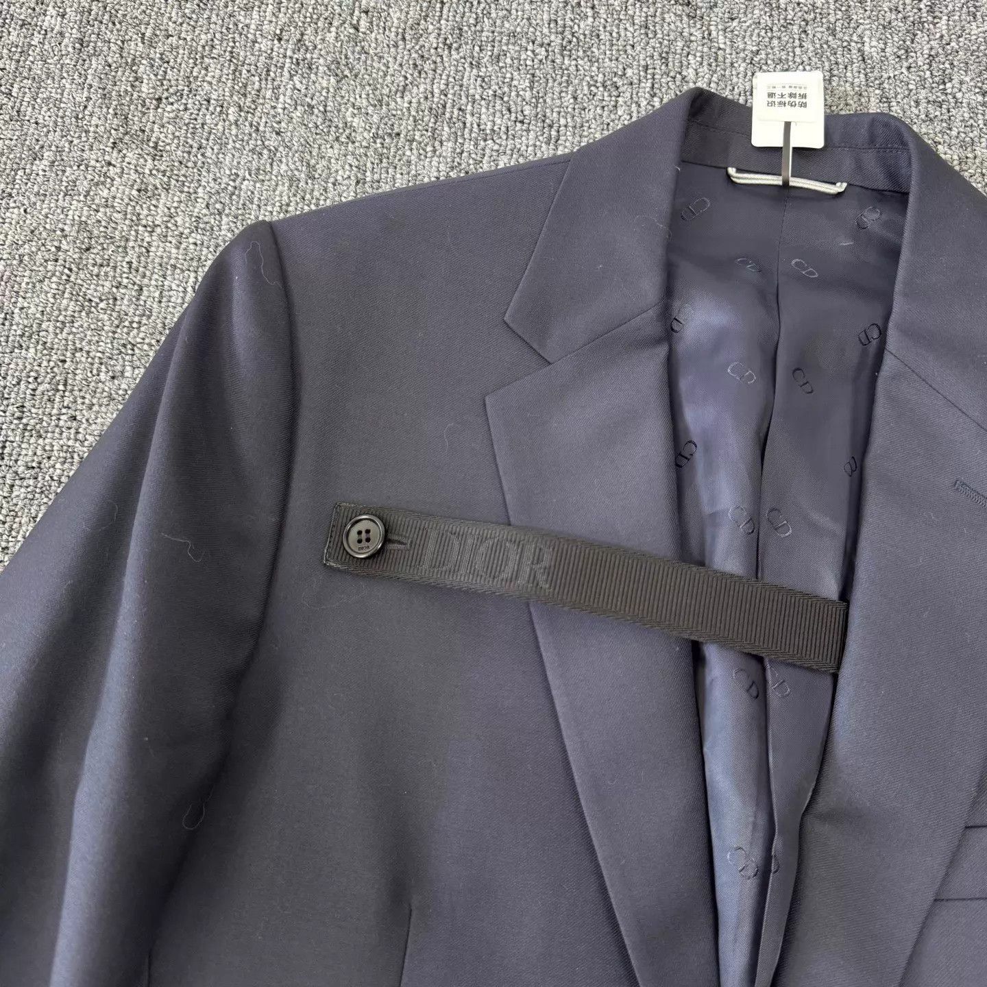 Dior Dior Tie Belt Virgin Wool Blazer 46 99 New Size 46R - 3 Thumbnail