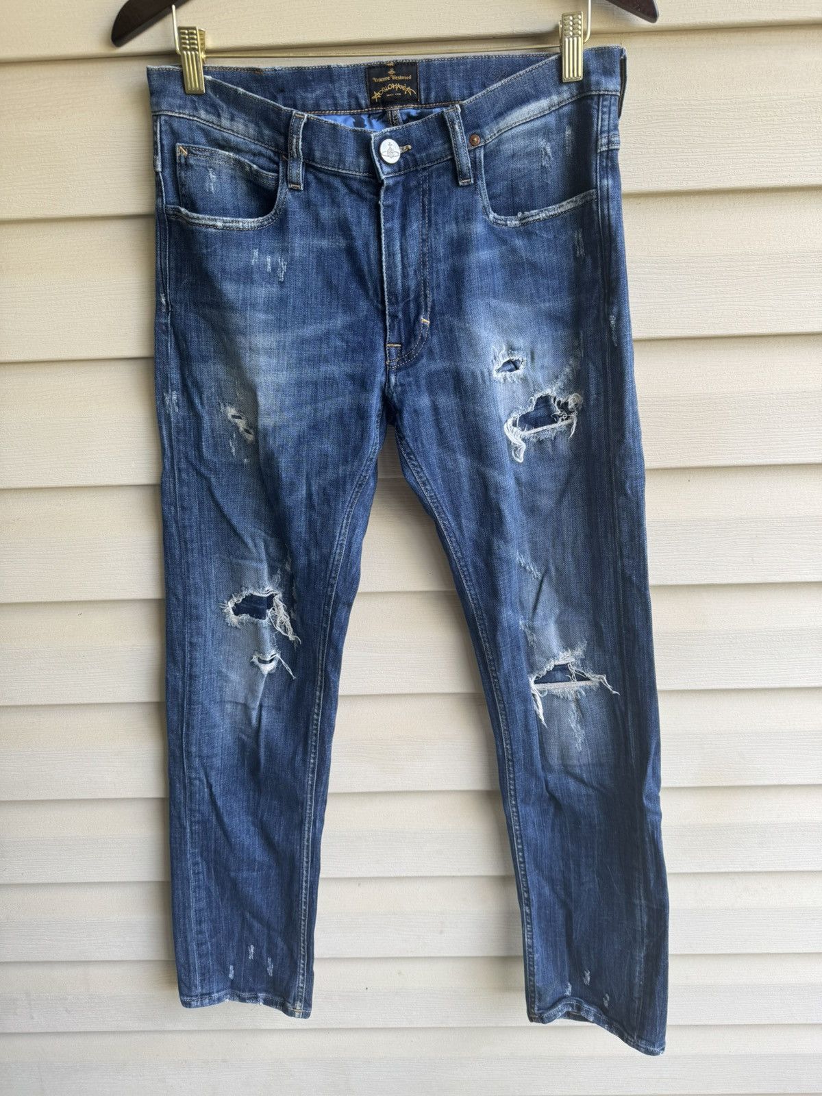 Vivienne Westwood Anglomania straight fit jeans Size US 30 / EU 46 - 1 Thumbnail