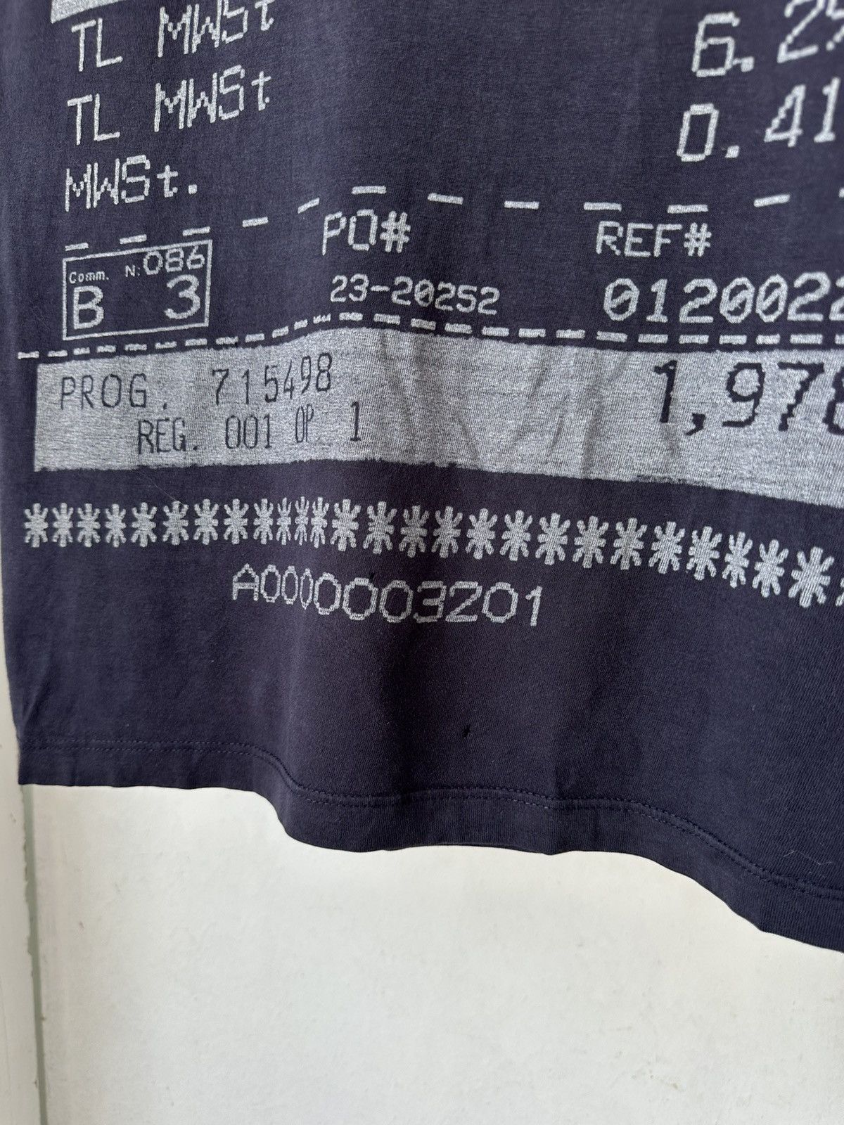 Diesel Vintage Diesel Printed Holey Black T-shirt Size US M / EU 48-50 / 2 - 5 Thumbnail
