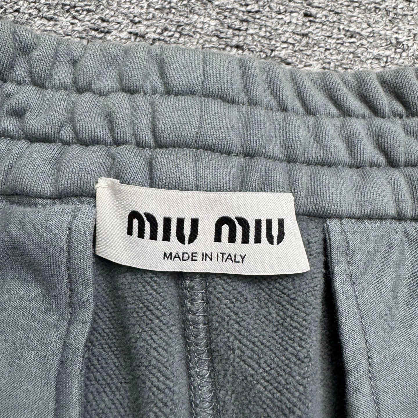 Miu Miu MIUMIU Embroidered Logo Track Pants 36 Size 25" / US 0 / IT 36 - 2 Thumbnail