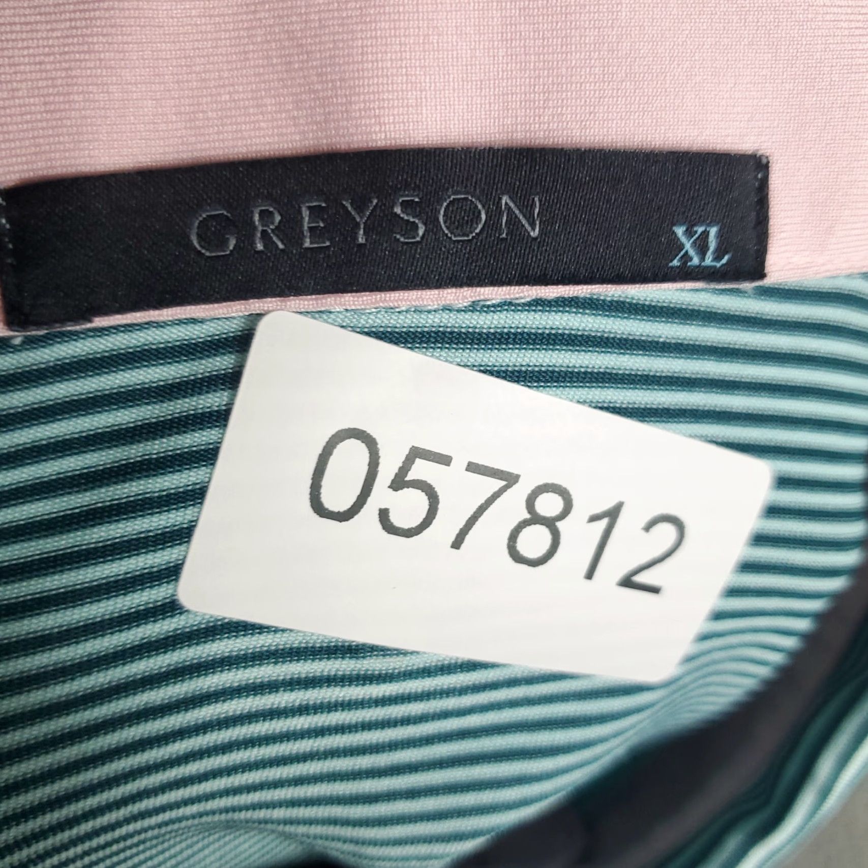 Vintage Greyson Polo Shirt Mens XL Green Striped Polo Golf Short Sleeve Shirt Men XL Green Striped Greyson Polo Size US XL / EU 56 / 4 - 7 Thumbnail