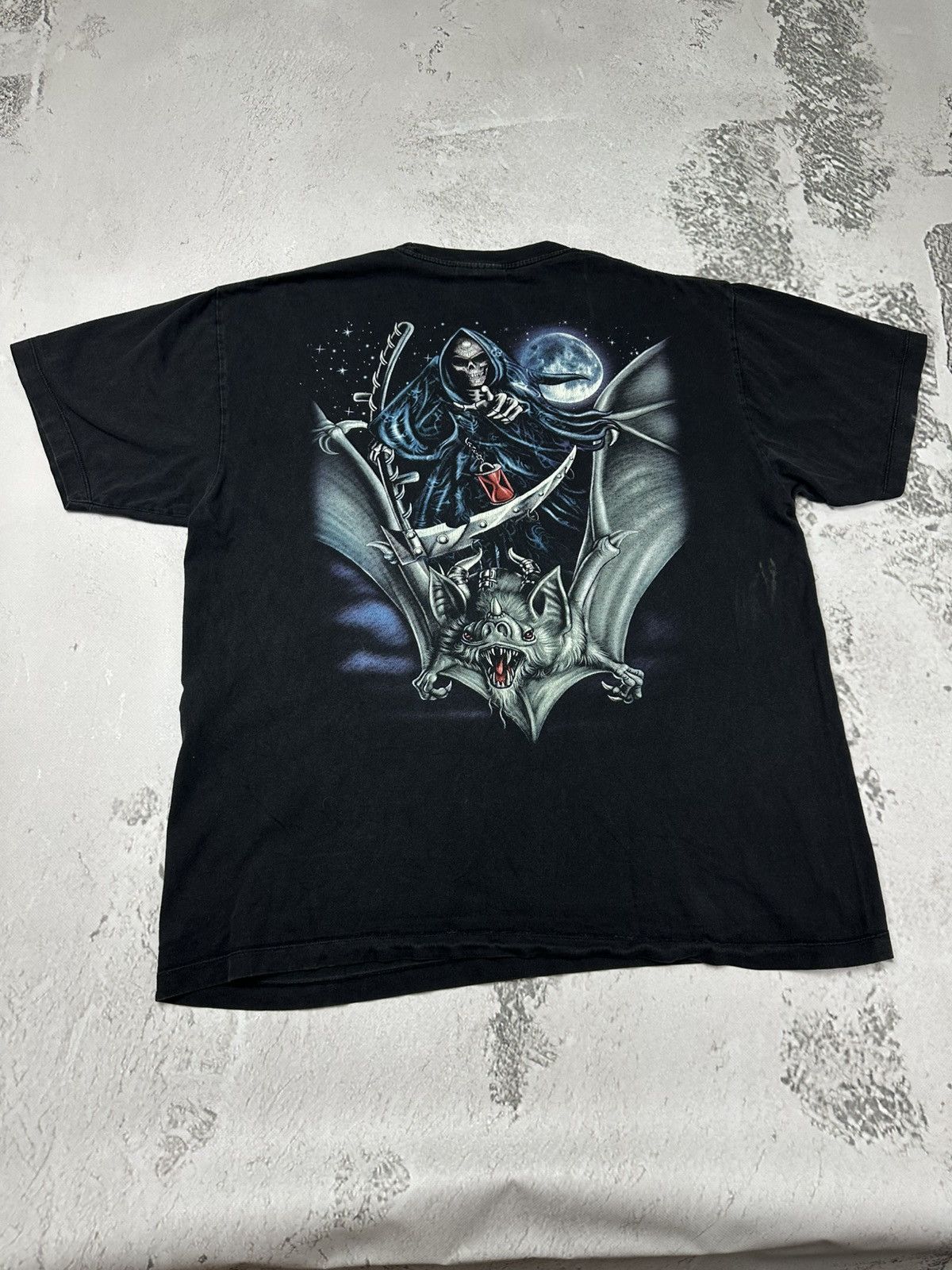 Other Rock Chang Rock Skeleton Bat Moon Vintage t shirt Size US XL / EU 56 / 4 - 8 Thumbnail