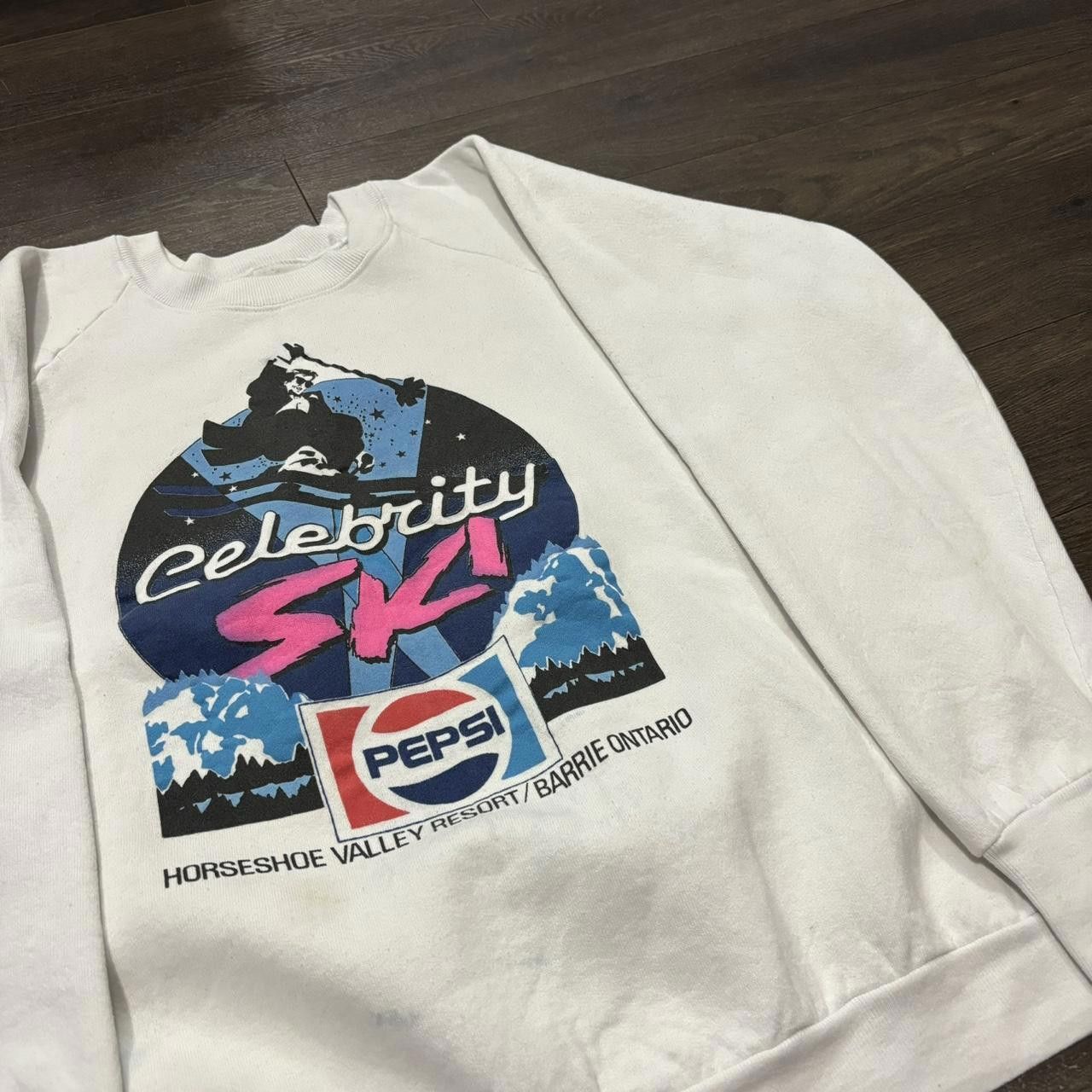 Fruit Of The Loom vintage Pepsi celebrity ski crewneck sweatshirt 90s M Size US M / EU 48-50 / 2 - 1 Thumbnail