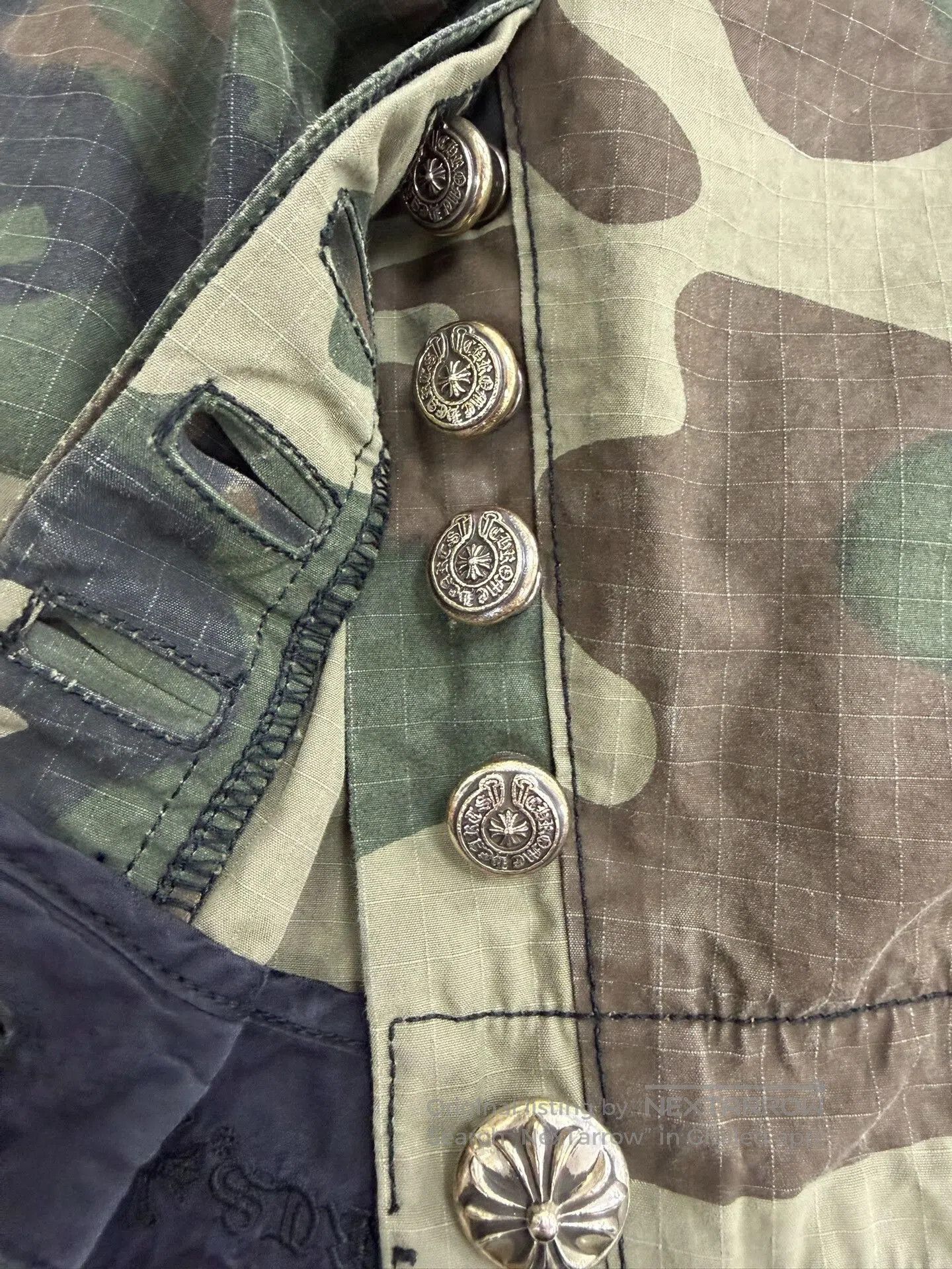 Chrome Hearts Chrome Hearts Camo Cargo Pants. Size US 27 - 4 Thumbnail