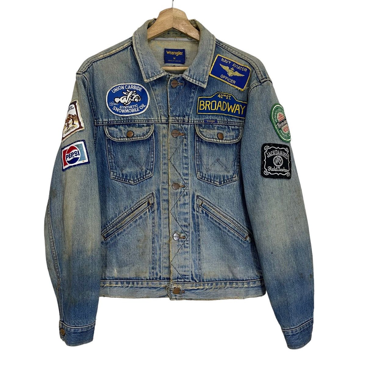ジャケット・アウター 70's WRANGLER PATCHWORK DENIM JACKET file.jpg