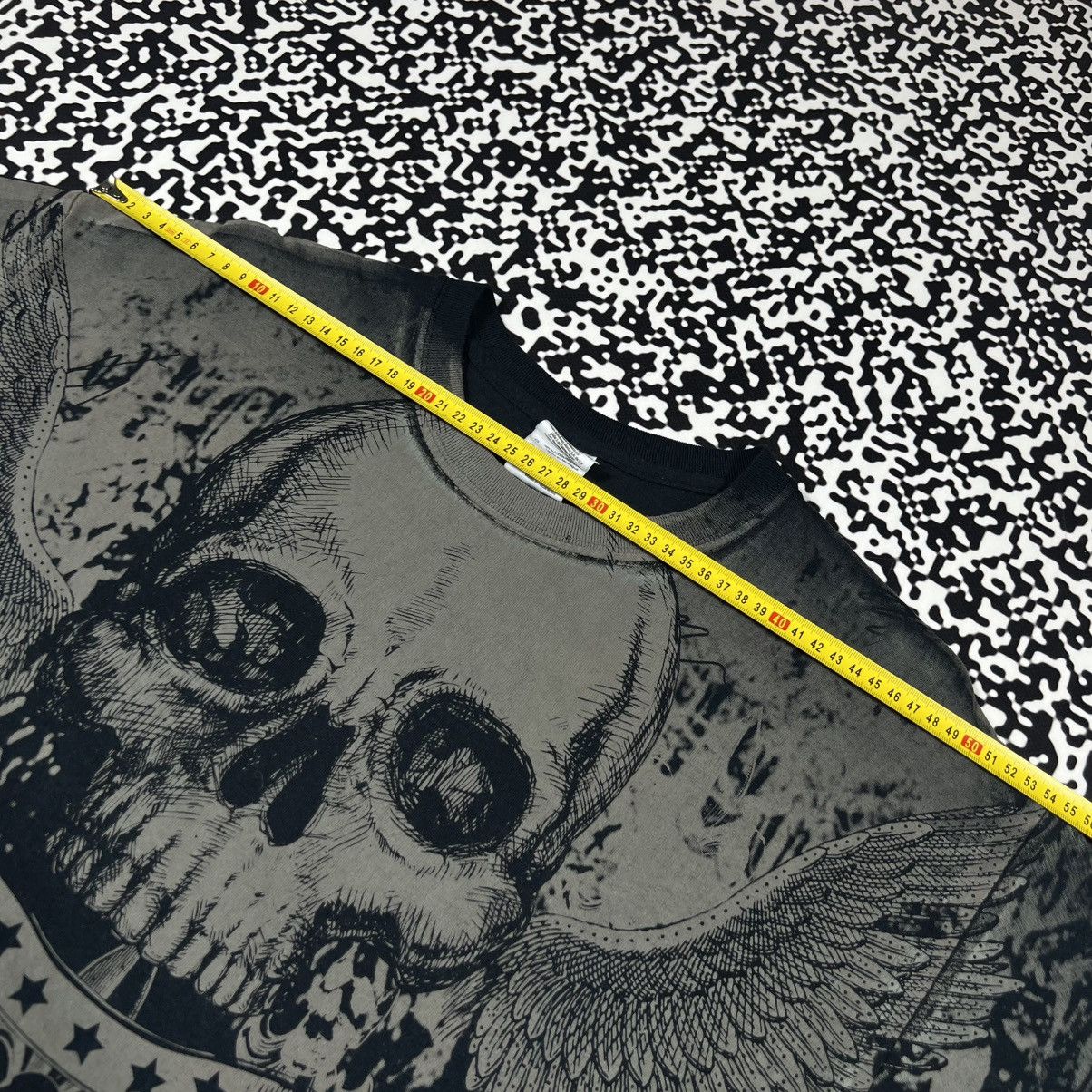 Affliction Vintage Y2K Affliction Skull Japanese Style Scarletts Tshirt Size US L / EU 52-54 / 3 - 11 Thumbnail