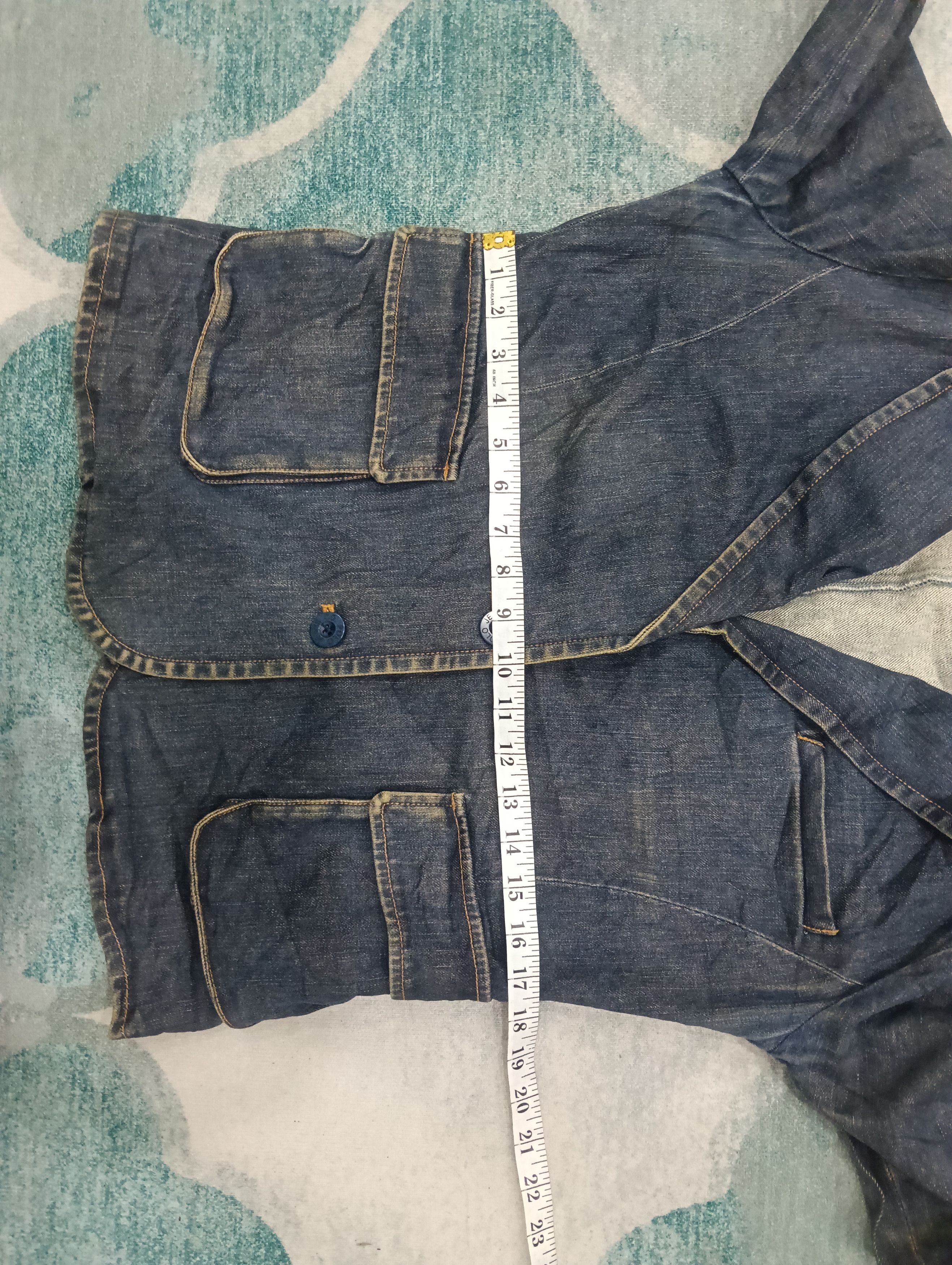 Polo Ralph Lauren × RRL Ralph Lauren × Ralph Lauren Vintage Ralph Lauren Denim Jacket Like Blazer Size L / US 10 / IT 46 - 14 Thumbnail