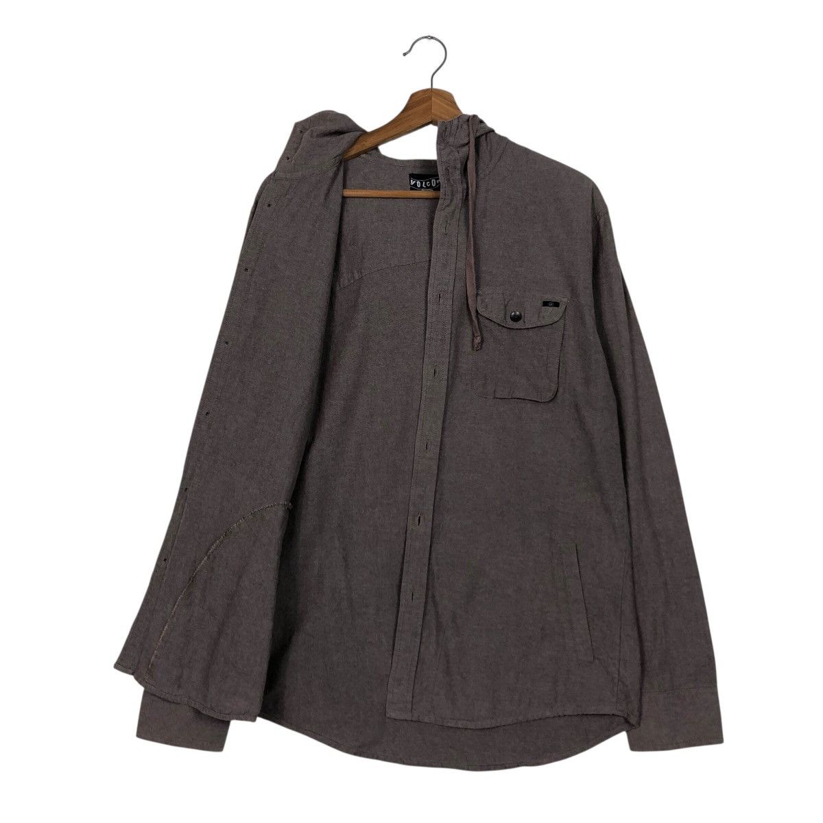 Japanese Brand 📌Vintage Button Jacket Chore Work Volcom Hoodie Biker Size US M / EU 48-50 / 2 - 13 Thumbnail