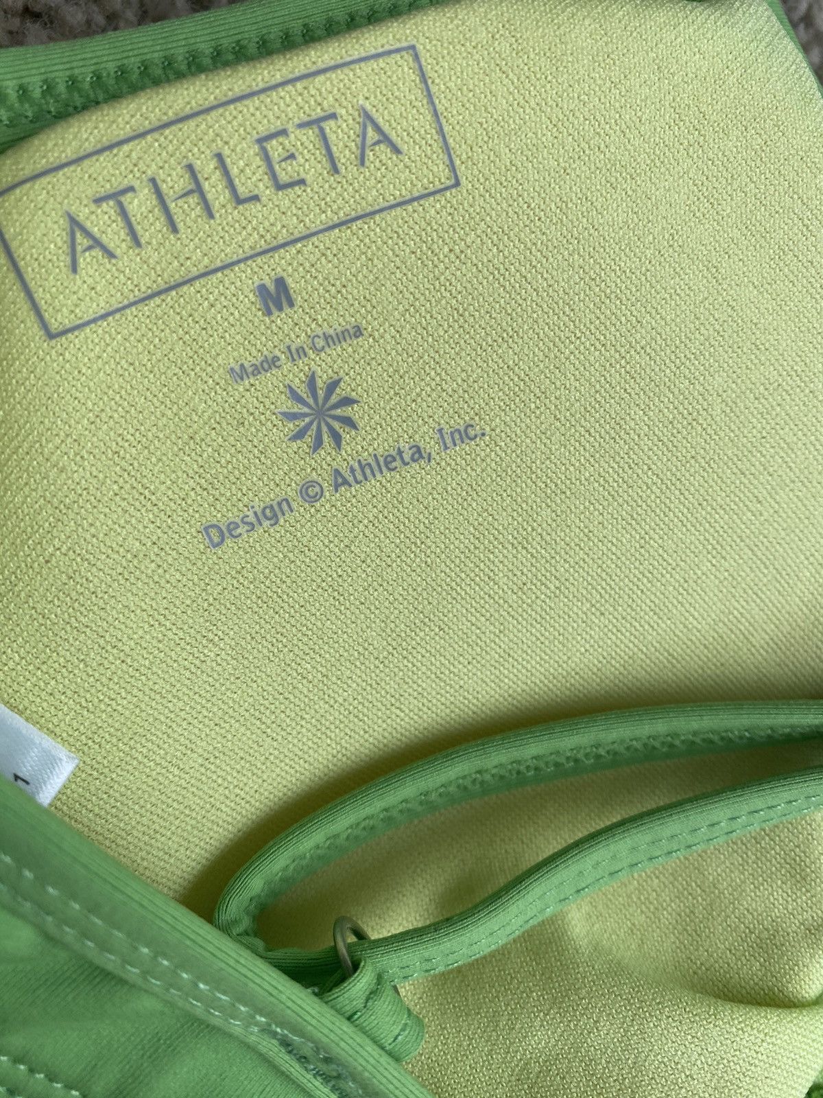 Athleta Athleta Green Bikini Top Size M / US 6-8 / IT 42-44 - 3 Thumbnail
