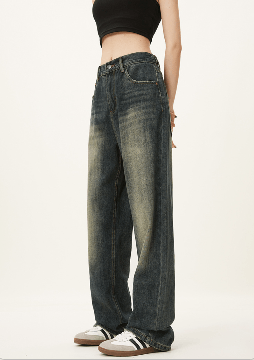 Japanese Brand × Jean Men's vintage distressed washed casual American street jeans Size US 32 / EU 48 - 4 Thumbnail