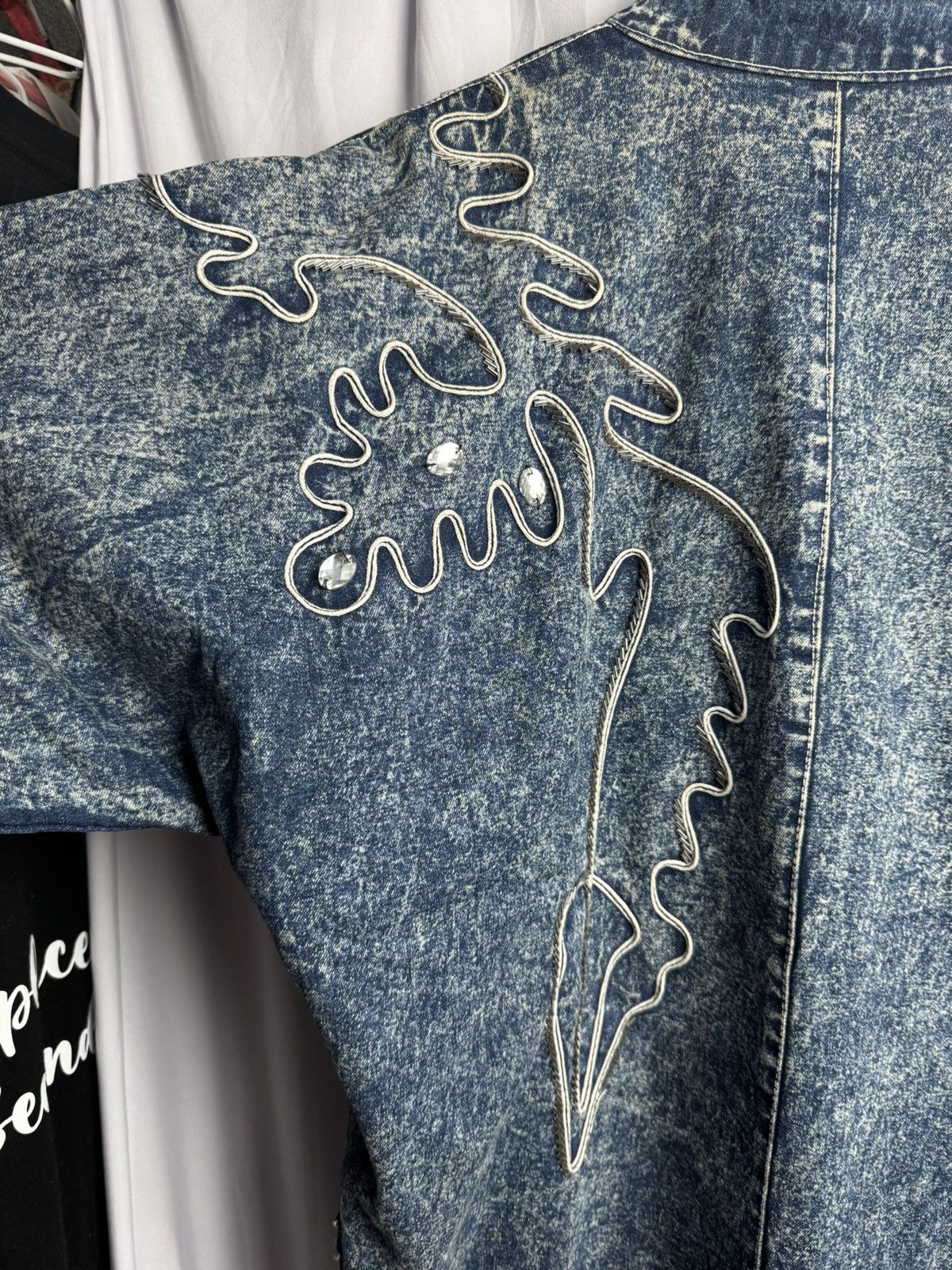 If Six Was Nine × Japanese Brand × Le Grande Bleu (L.G.B.) Japanese Style Denim Like Blazer Issey ys style Size US L / EU 52-54 / 3 - 7 Thumbnail