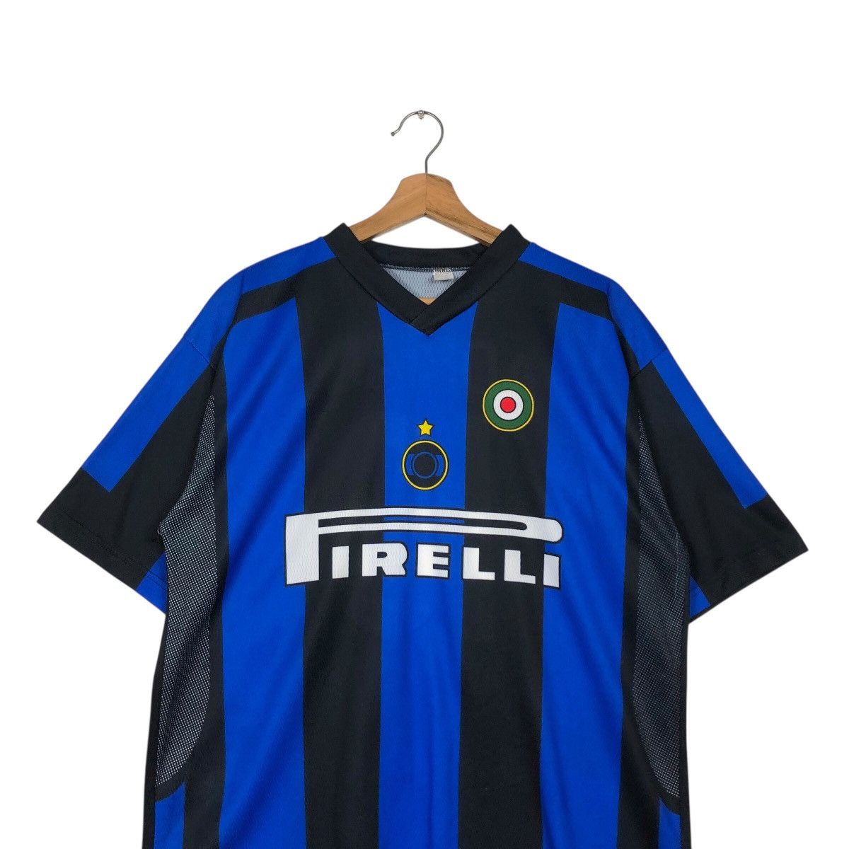 Vintage 📌Vintage Jersey Inter Milan Pirelli Adriano Big Logo Size US XL / EU 56 / 4 - 3 Thumbnail