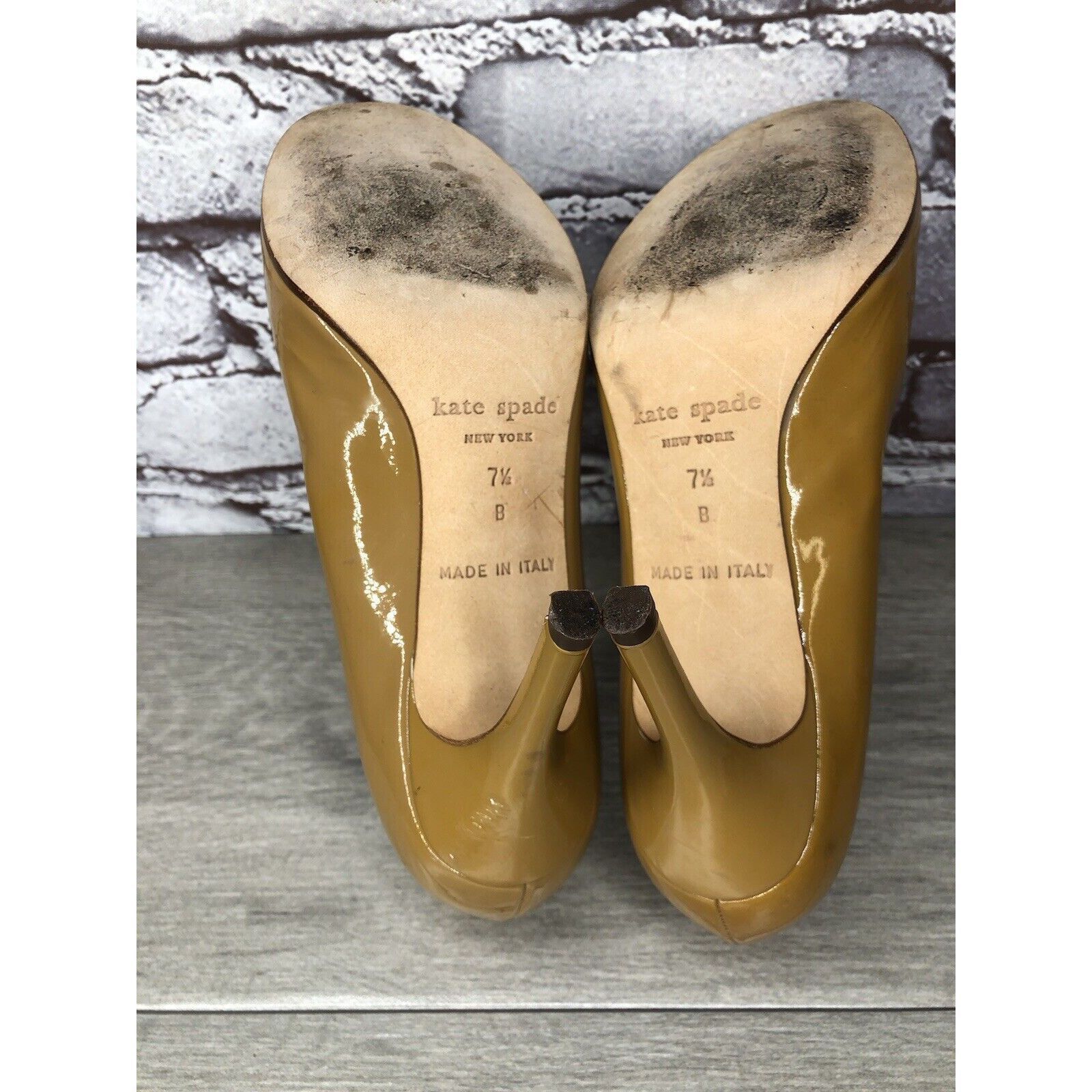 Kate Spade Kate Spade Camel Patent Leather Pump Dress High Heels Women’ Size US 7.5 / IT 37.5 - 19 Thumbnail