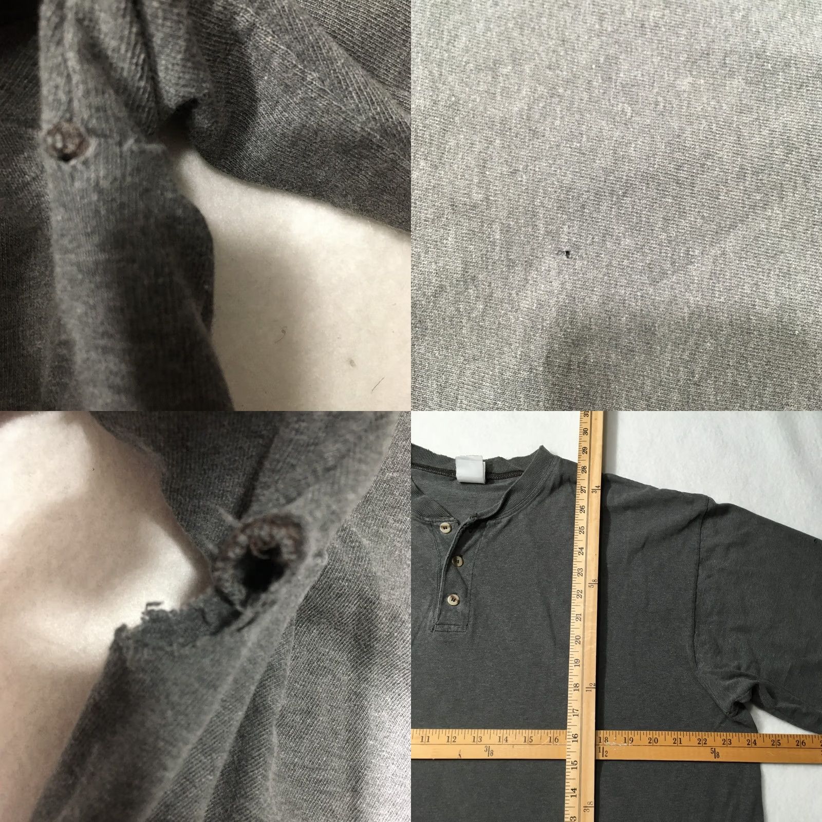 Thrasher VINTAGE site apparel Distressed Charcoal Shirt XL pocket Grunge Punk Size US XL / EU 56 / 4 - 8 Thumbnail