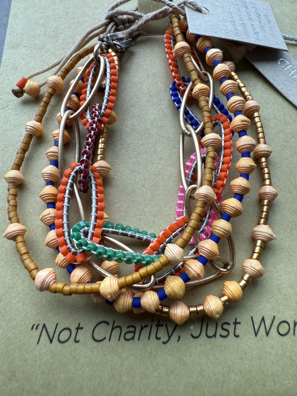 Japanese Brand CHAN LUU Hand Made Hippies Surfing Unisex Beads Bracelet Size ONE SIZE - 10 Thumbnail