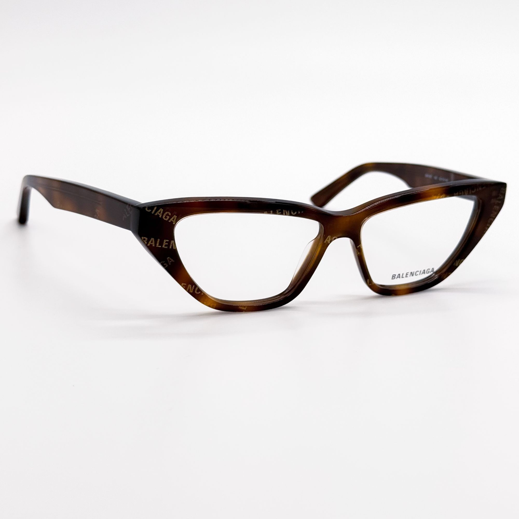 Balenciaga NEW BALENCIAGA EYEGLASSES BB0128O 002 CAT EYE HAVANA WOMEN E Size ONE SIZE - 5 Thumbnail