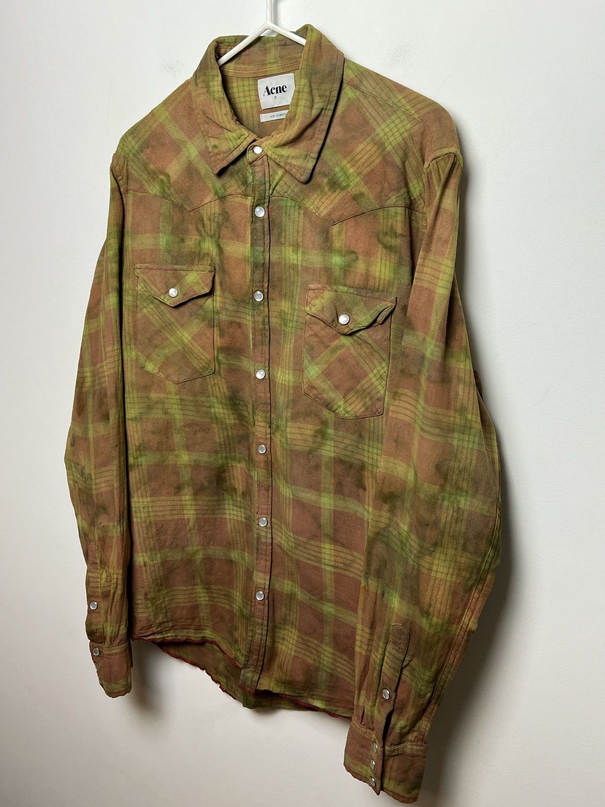 Acne Studios acne camo painters vintage travis flannel shirt tie dye y2k Size US M / EU 48-50 / 2 - 2 Thumbnail