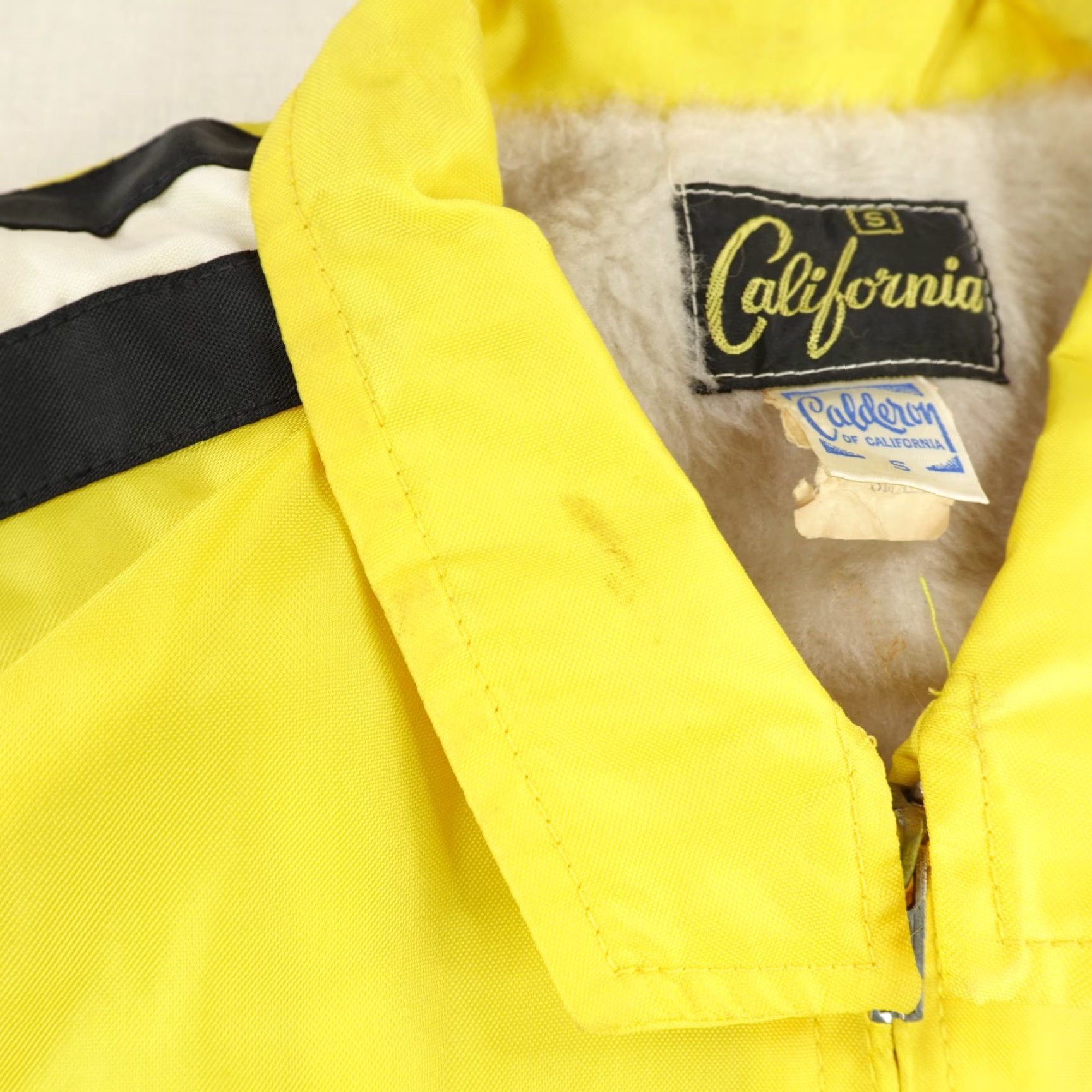Vintage VINTAGE California Jacket Mens Small Yellow Pan Pacific Petroleum Striped 70s 80s Size US S / EU 44-46 / 1 - 7 Thumbnail